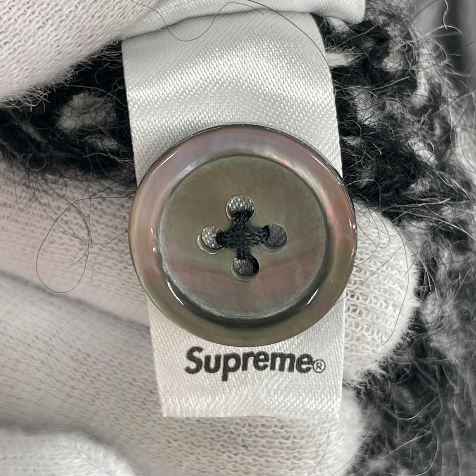 カーディガン 25SS 2-Tone Mohair Cardigan (M) M ブラック