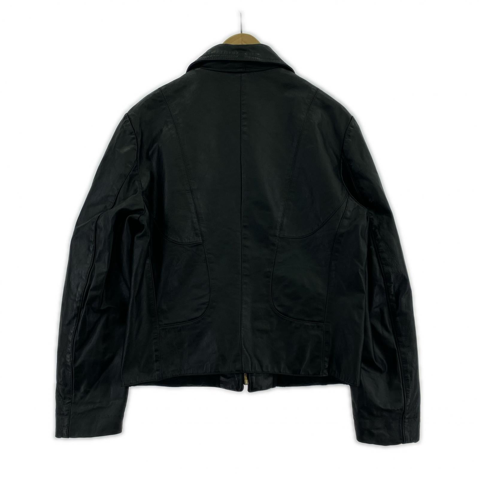 レザージャケット 70s/レザースウィングトップ 42 ブラック