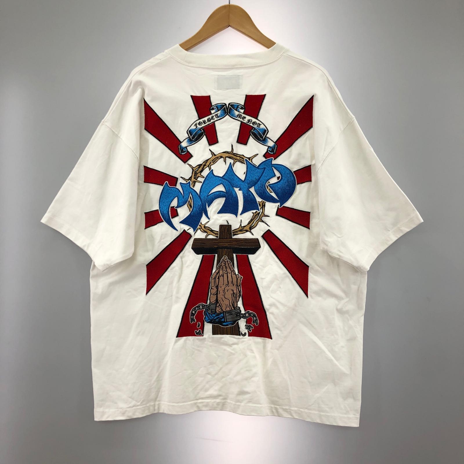 半袖Ｔシャツ MAYO 刺繍カットソー　白 L ホワイト
