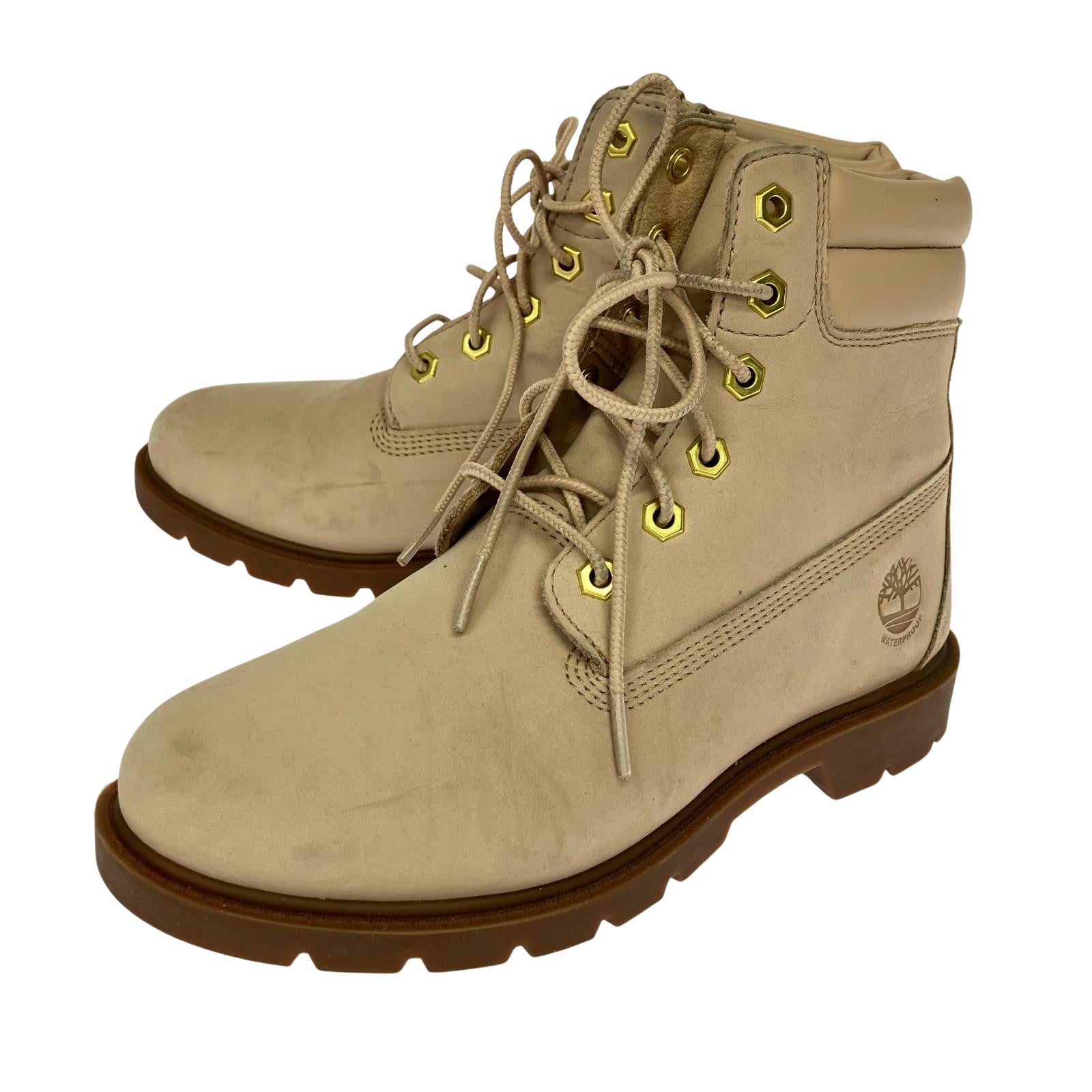 ブーツ 6inch Waterproof Boot Light Beige 24.5cm 24.5cm (US6 1/2 UK6 EU39)