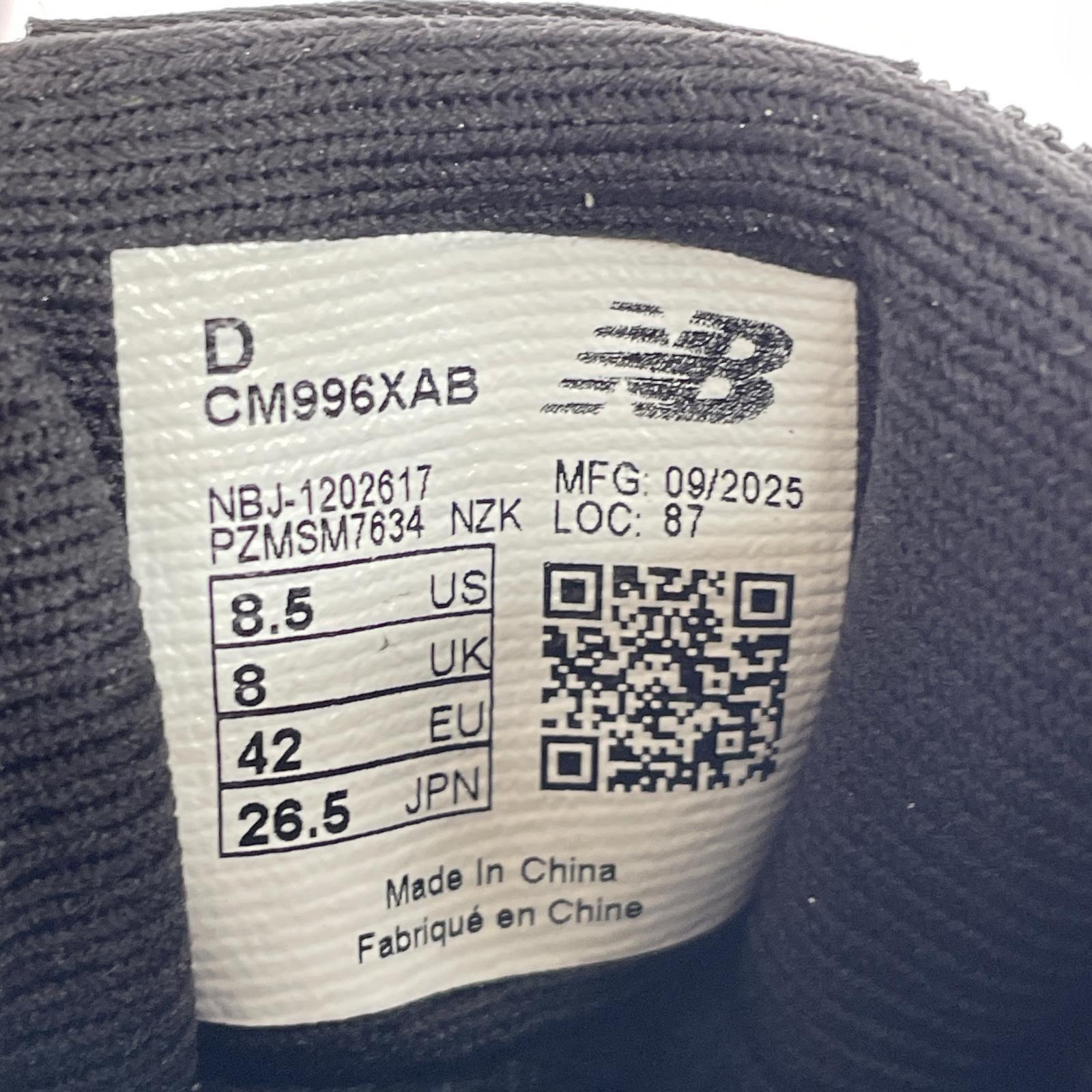 スニーカー CM996XAB GORE-TEX 26cm 26cm (US8 UK7 1/2 EU42) ブラック