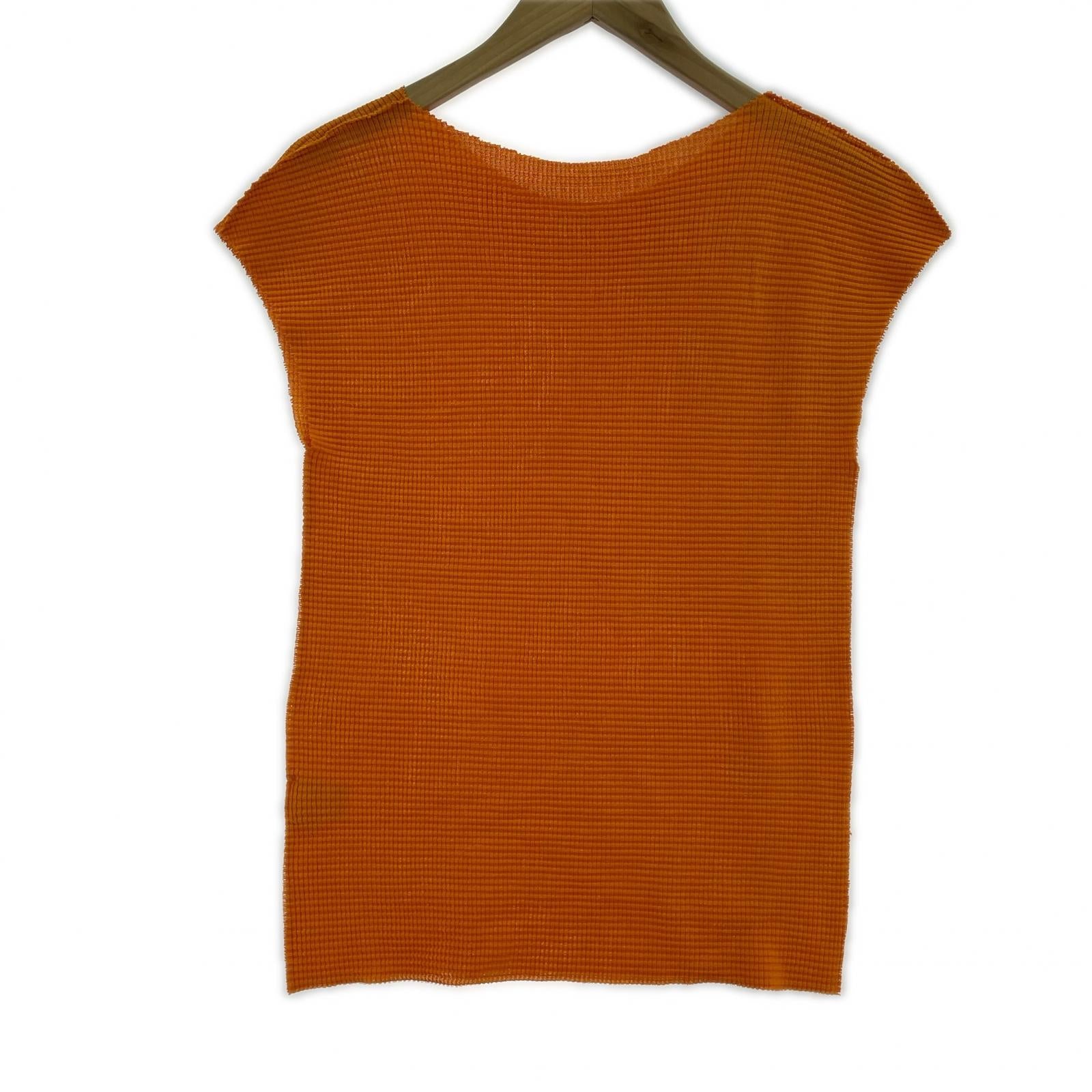 半袖Ｔシャツ ノースリーブカットソー オレンジ オレンジ