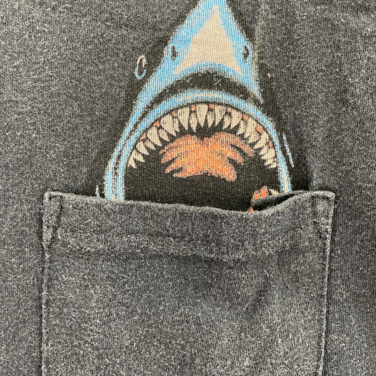 半袖Ｔシャツ シャーク (S) 黒 S ブラック