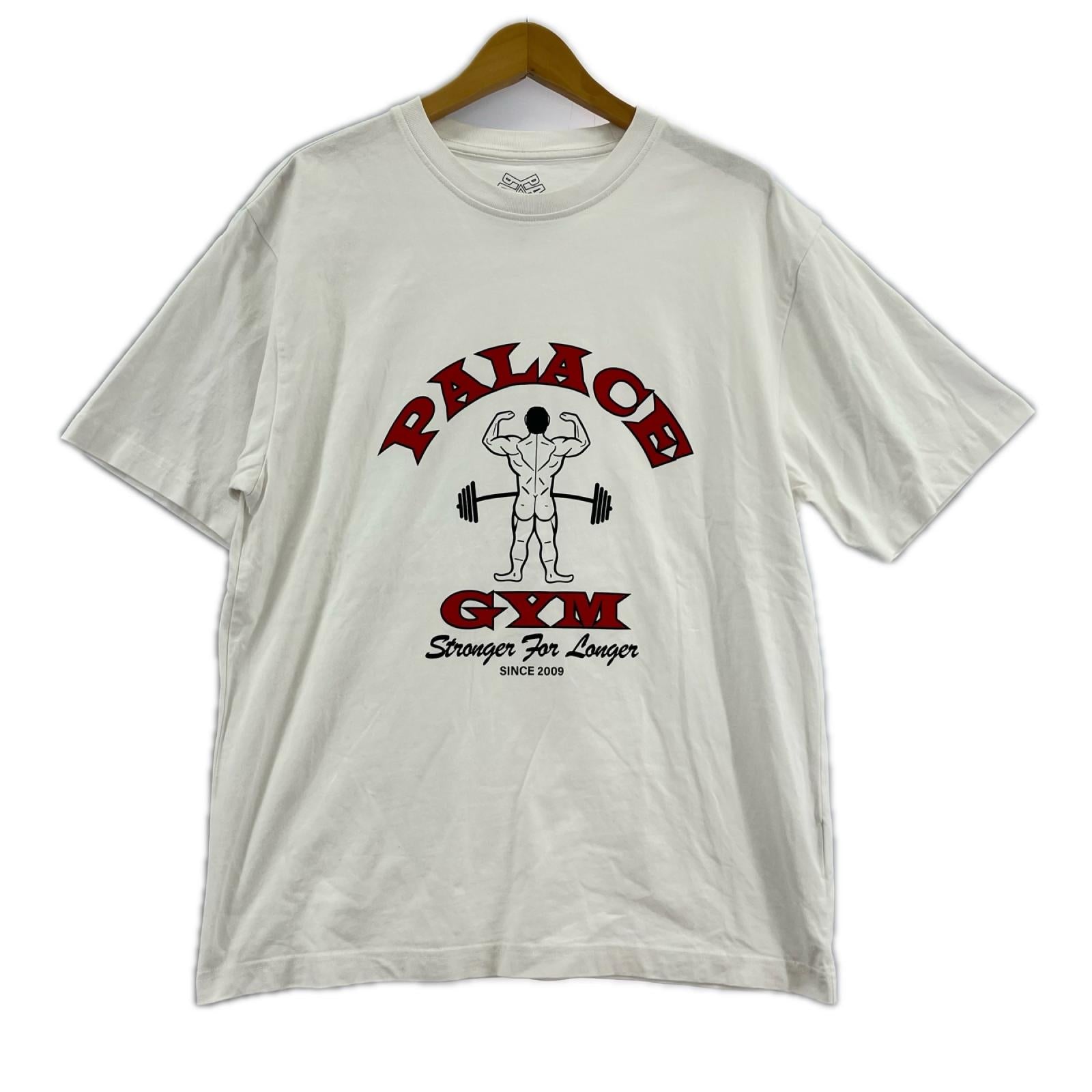 半袖Ｔシャツ PALACE Skateboards STRONGER FOR LONGER T-SHIRT 白 (M) M ホワイト