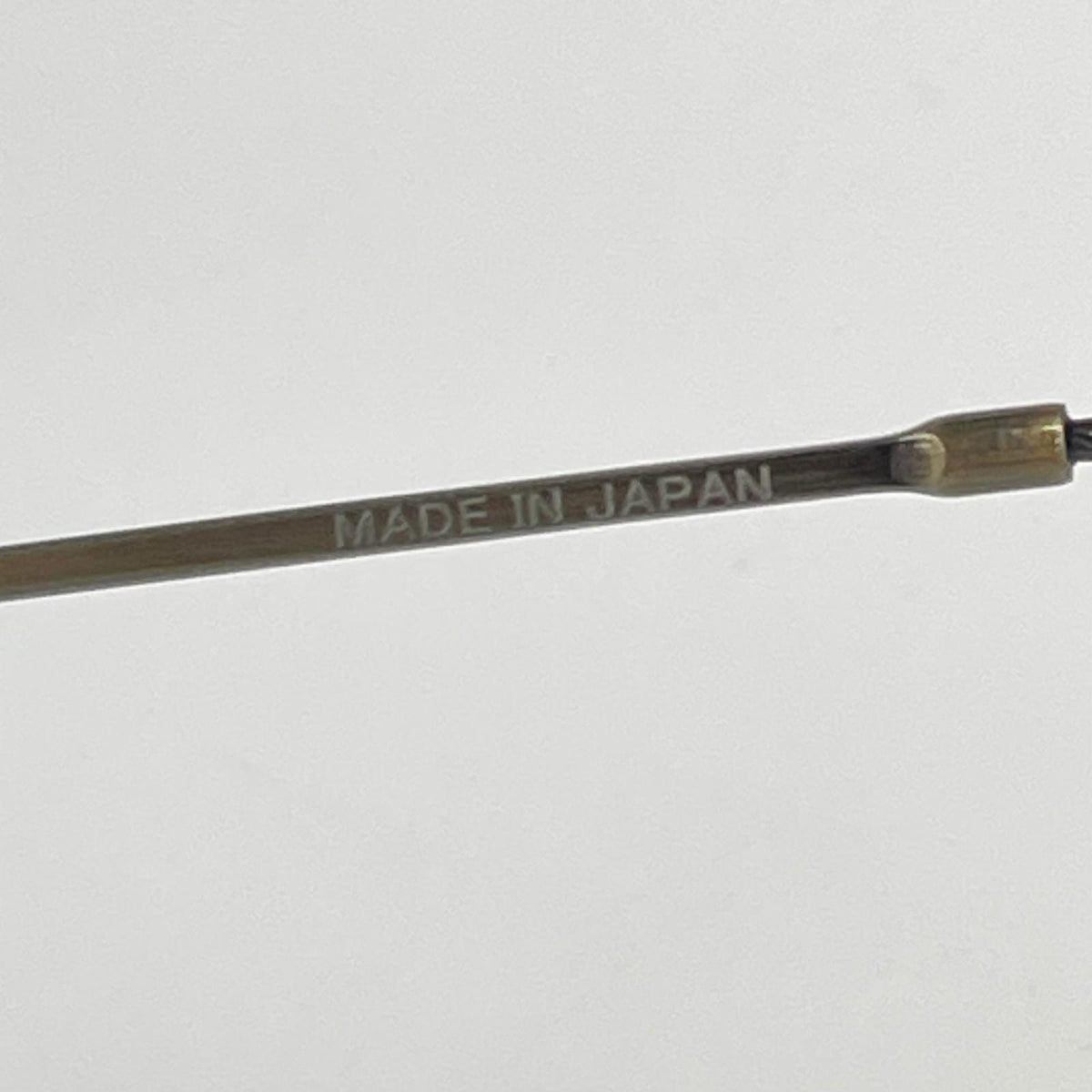 その他アクセサリー 999.9 TITANIUM メガネフレーム ゴールド