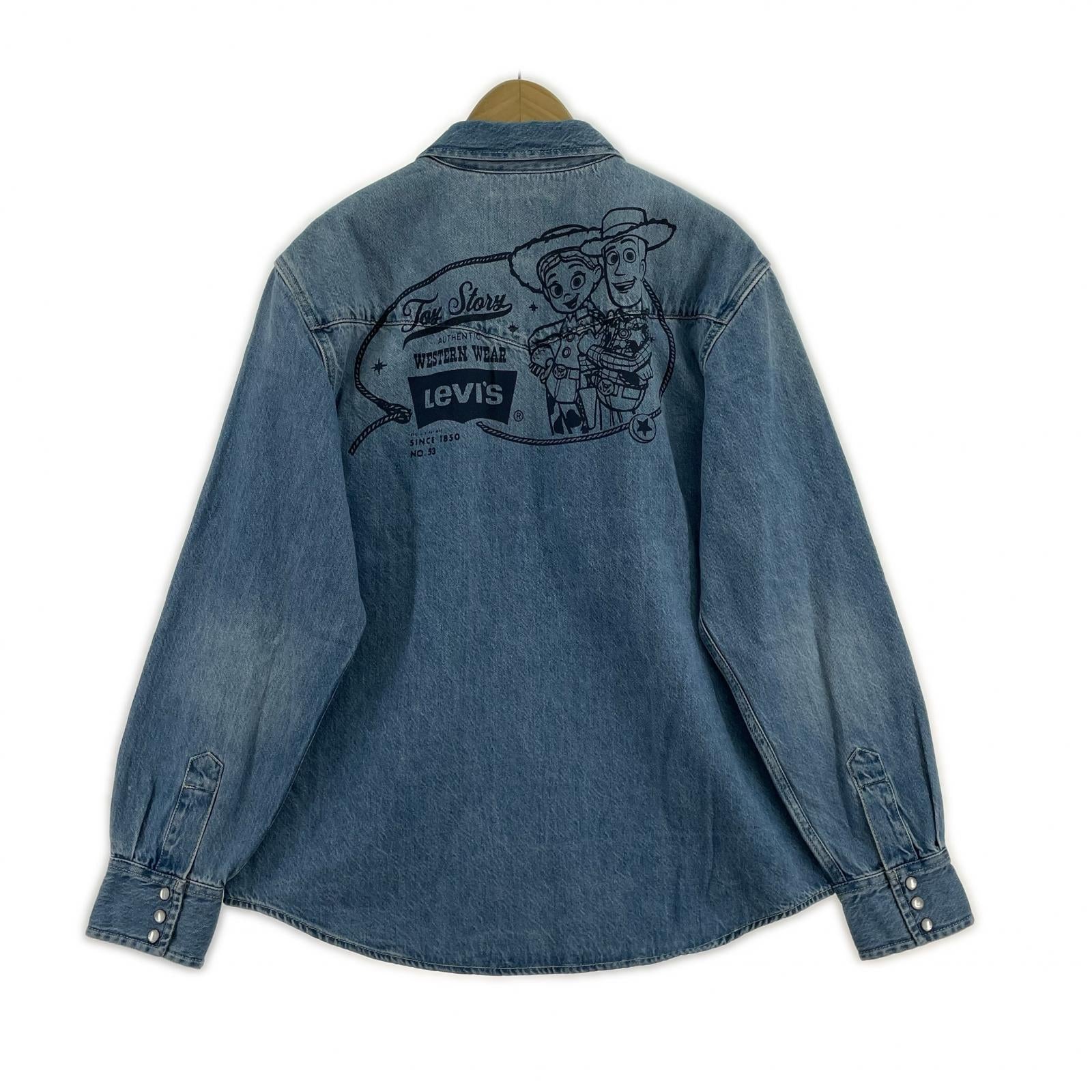 デニムジャケット x Toy Story Western Shacket M M ブルー