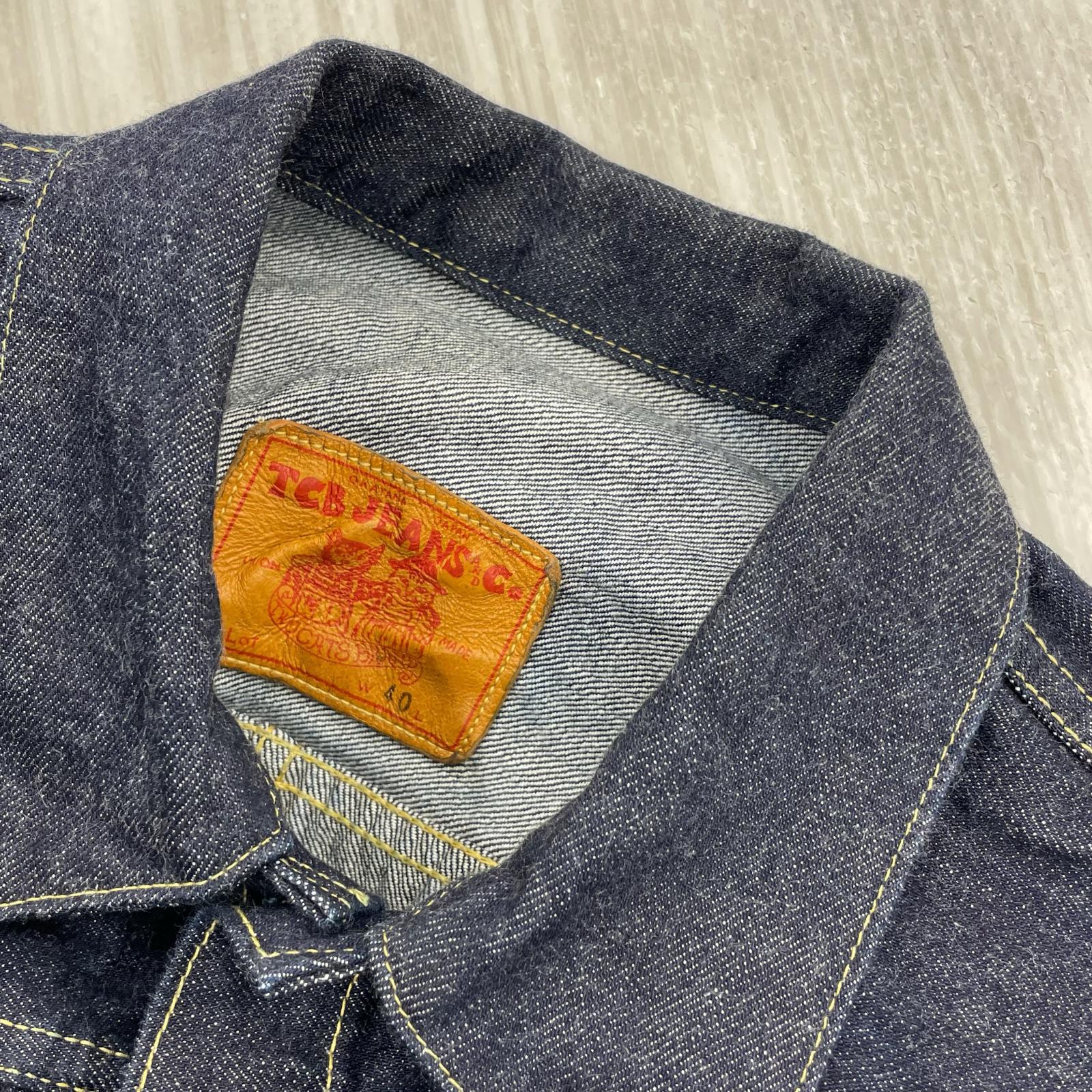 デニムジャケット TCBjeans S40's Jacket 40 40 ネイビー