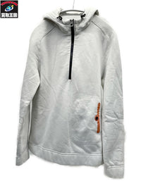HERMES セリエ フィット ハーフジップパーカー L アイボリー