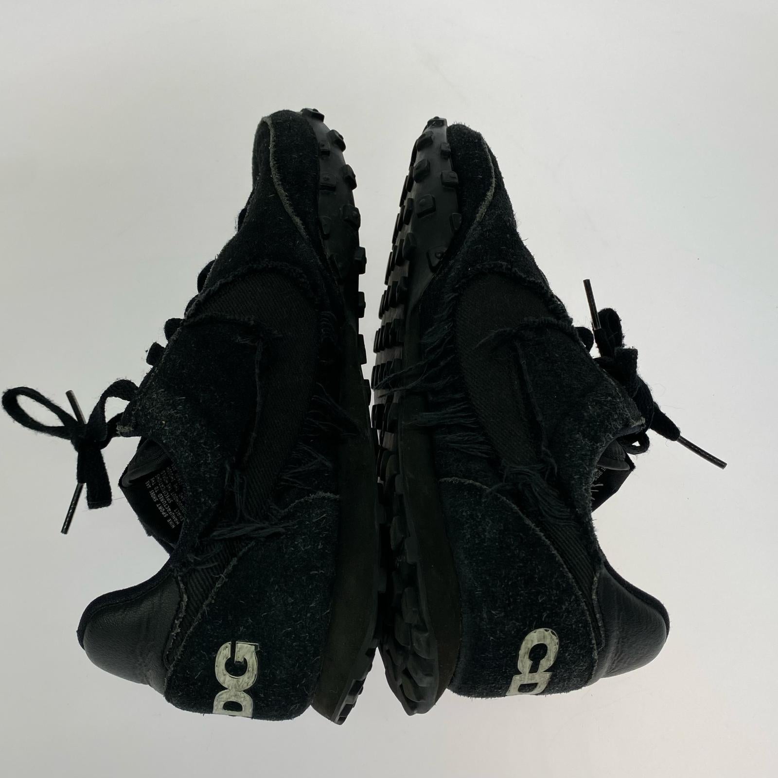 スニーカー COMME des GARCONS × Nike Waffle Racer 27cm (US9 UK8 1/2 EU44) ブラック
