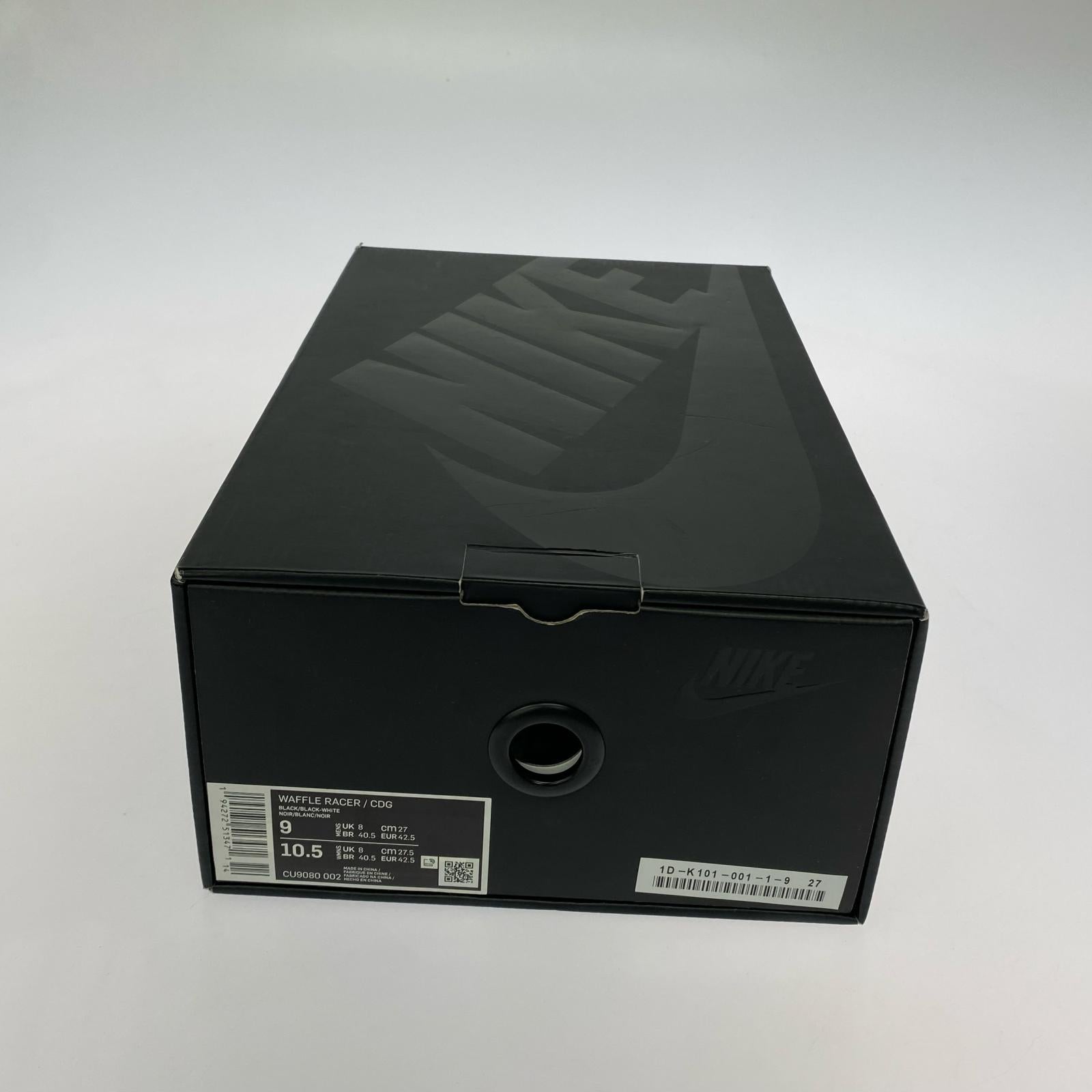 スニーカー COMME des GARCONS × Nike Waffle Racer 27cm (US9 UK8 1/2 EU44) ブラック