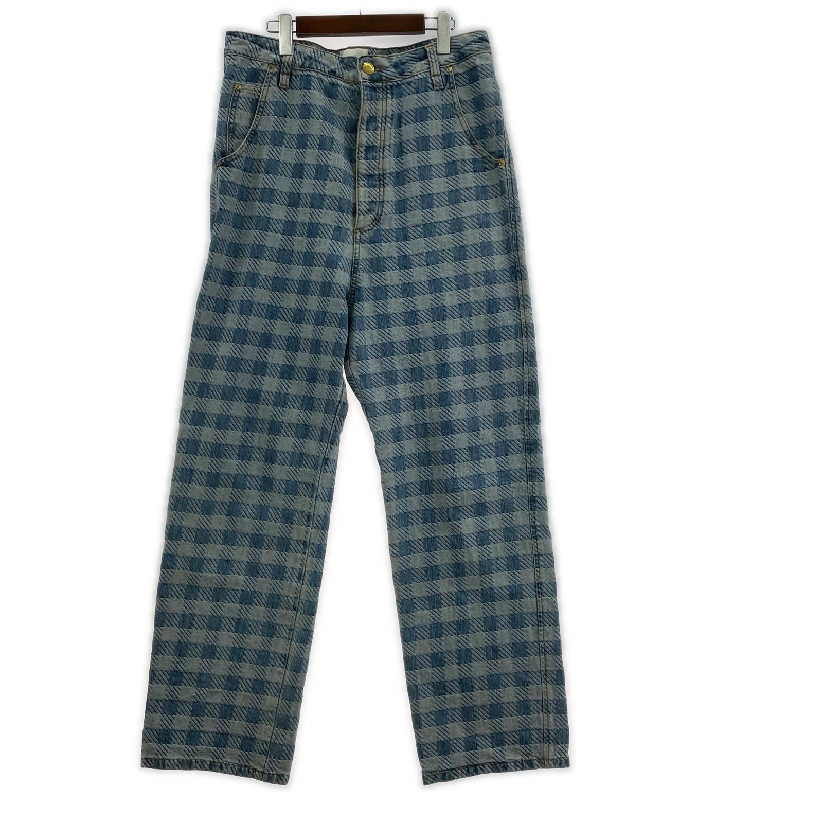 デニムパンツ 23SS CHECKED ALEX FIT ブルー