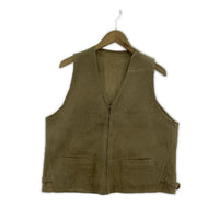 長袖シャツ 30s ヌバックレザー ベージュ