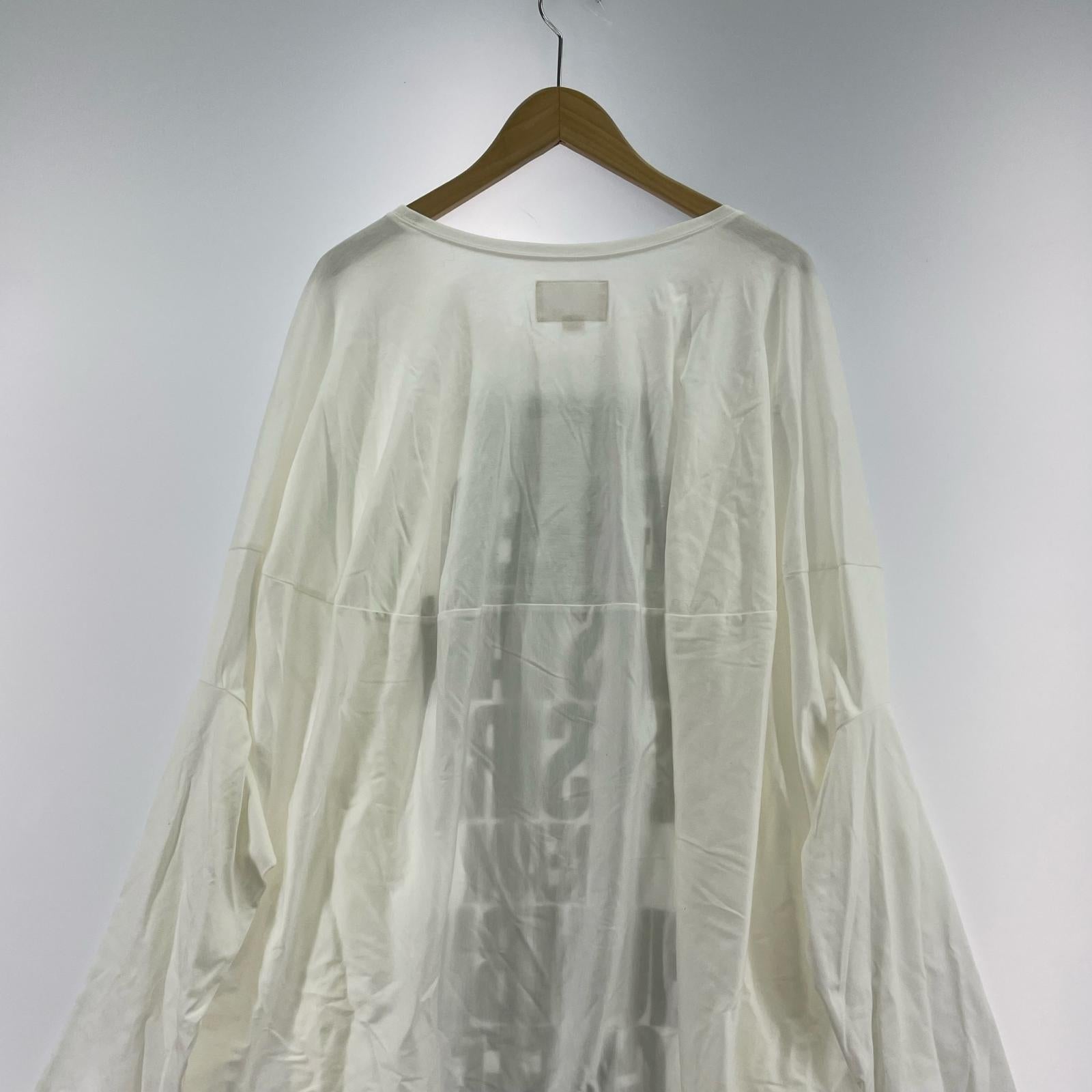 長袖Ｔシャツ ORIMI 25ss LONG STYLE TEXTED T-SHIRT L ホワイト