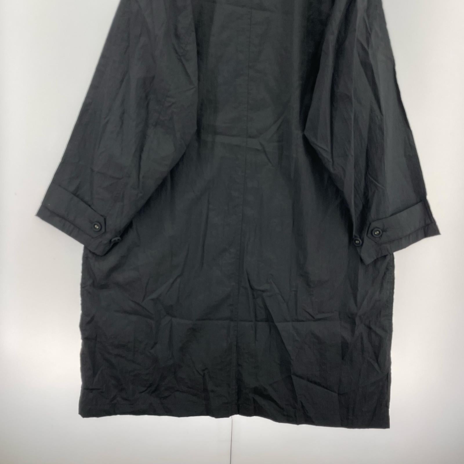 ジャケット ORIMI 25SS ATTACHED SOUTIEN COLLAR COAT ブラック