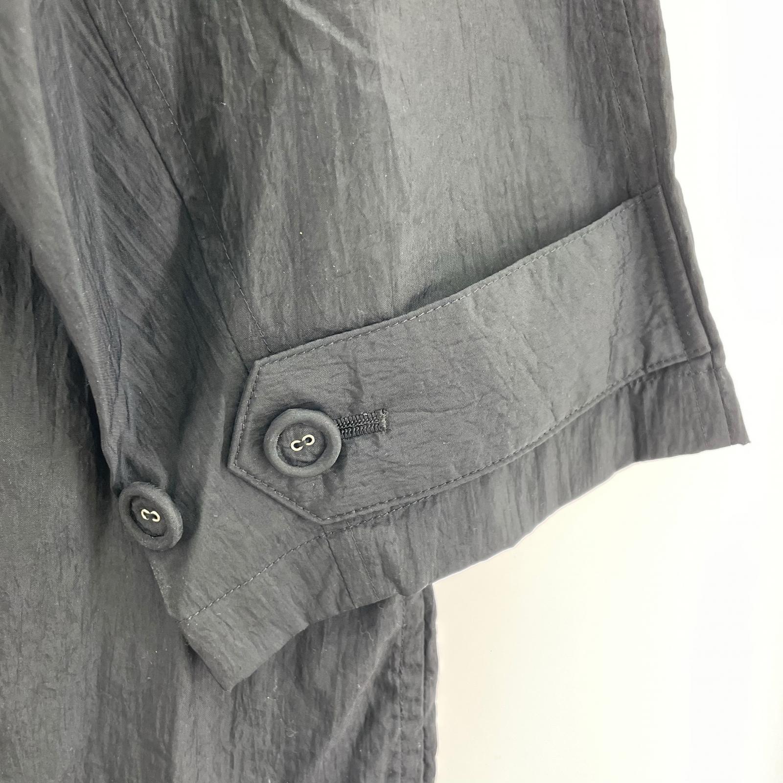 ジャケット ORIMI 25SS ATTACHED SOUTIEN COLLAR COAT ブラック