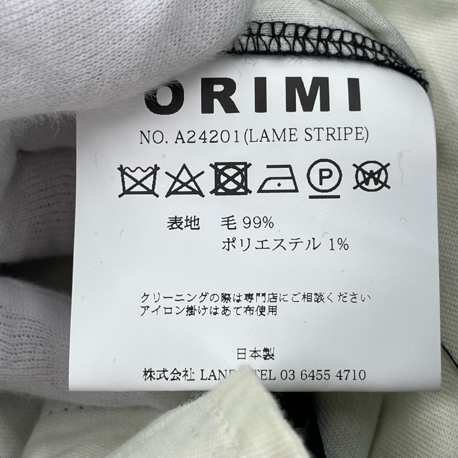 パンツ ORIMI 24AW BIG BIG SLACKS ブラック