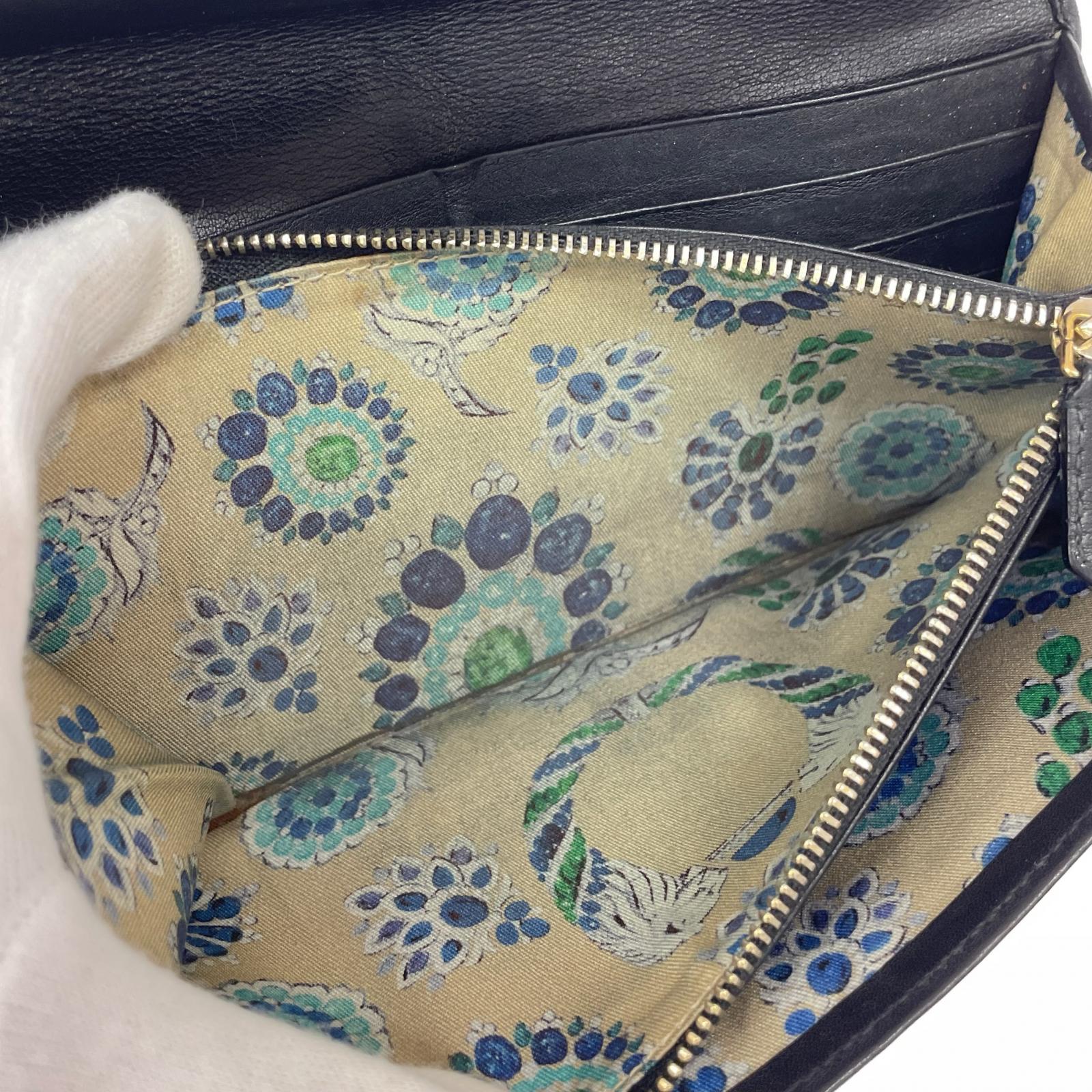 (E)BVLGARI　フラップロングウォレット