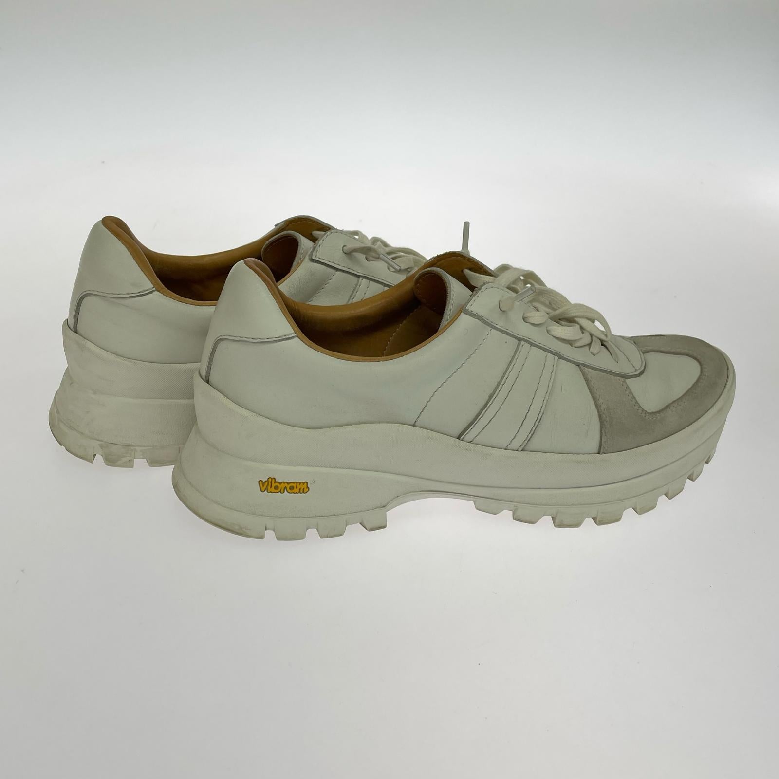 シューズ Tomo & Co ジャーマントレーナー VIBRAM 884C 25.0cm 25cm (US7 UK6 1/2 EU40) ホワイト