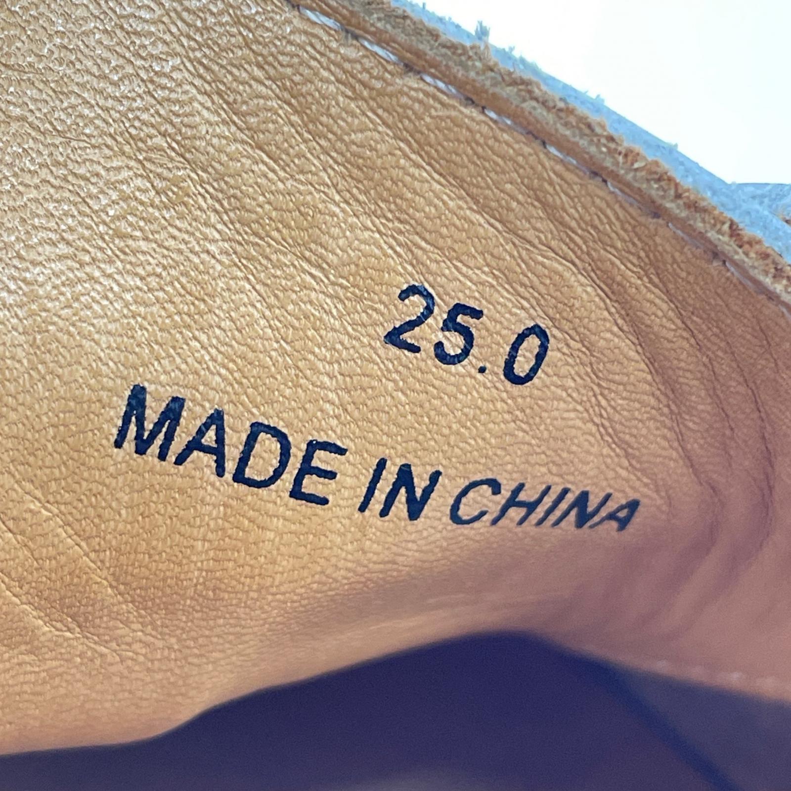 シューズ Tomo & Co ジャーマントレーナー VIBRAM 884C 25.0cm 25cm (US7 UK6 1/2 EU40) ホワイト
