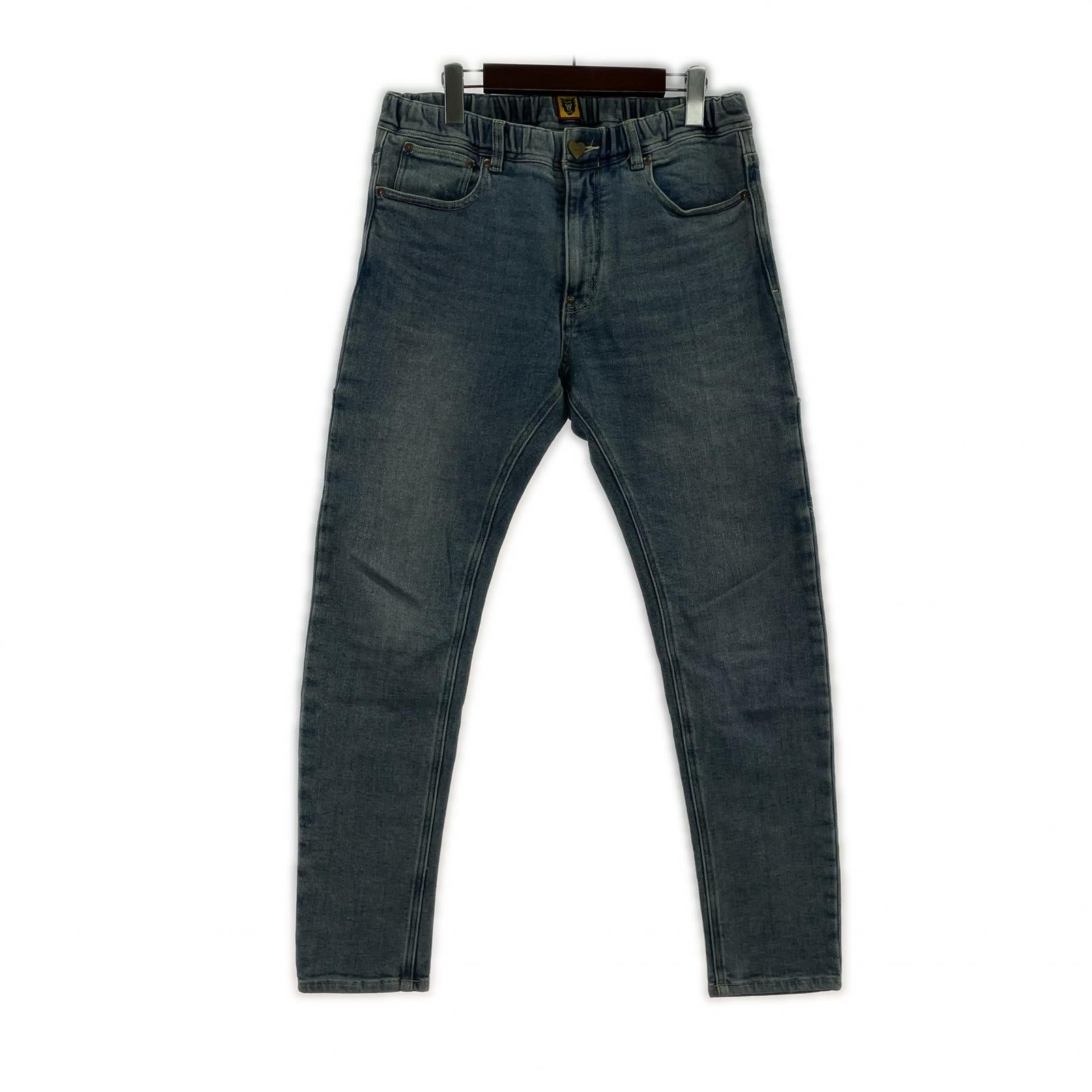 デニムパンツ HUMAN MADE ギャランティーチケット リラックス デニムパンツ L L ブルー