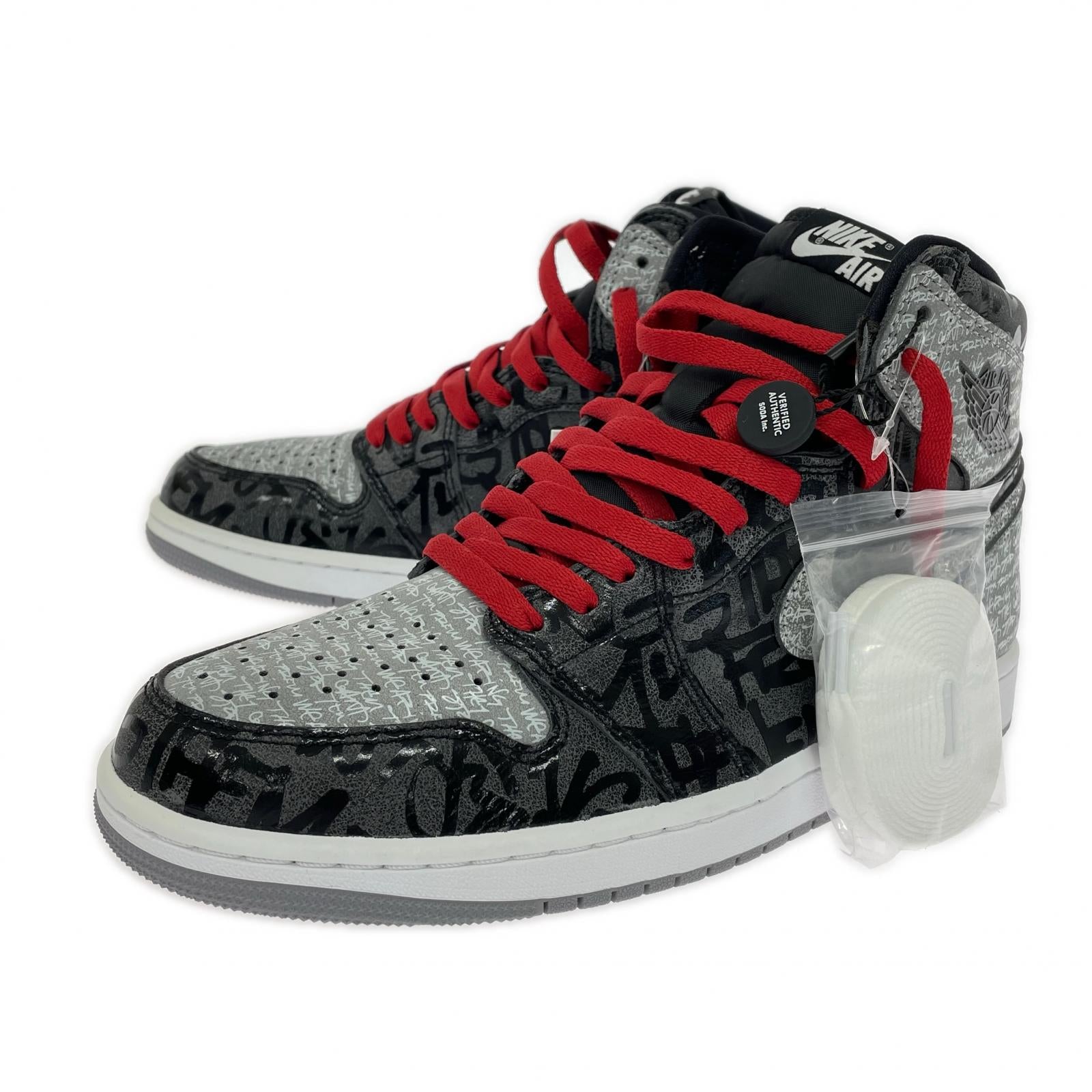 スニーカー AIR JORDAN 1 RETRO HI OG 27.5cm (US9 1/2 UK9 EU45) グレー