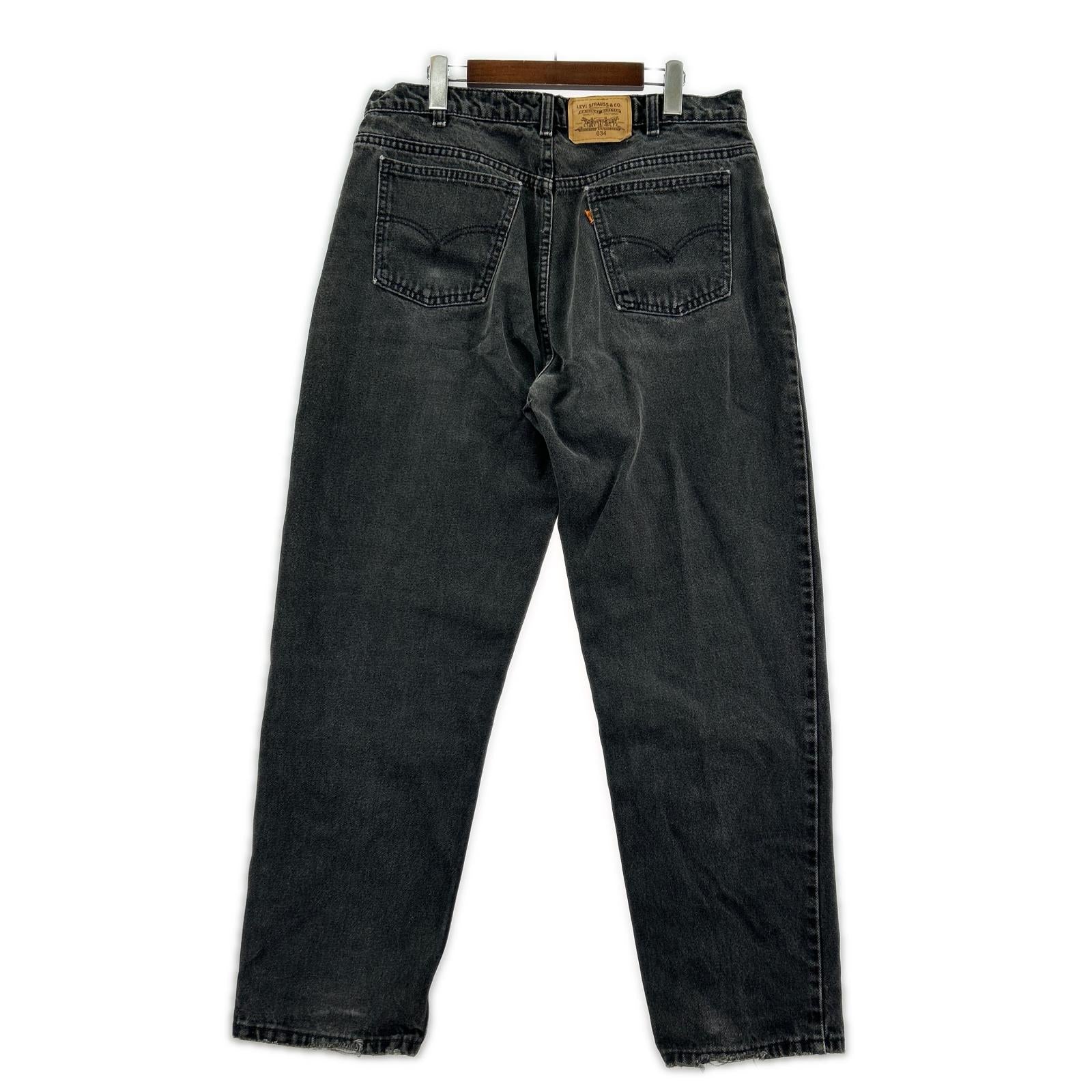 デニムパンツ 90s 634 w34 黒 ブラック