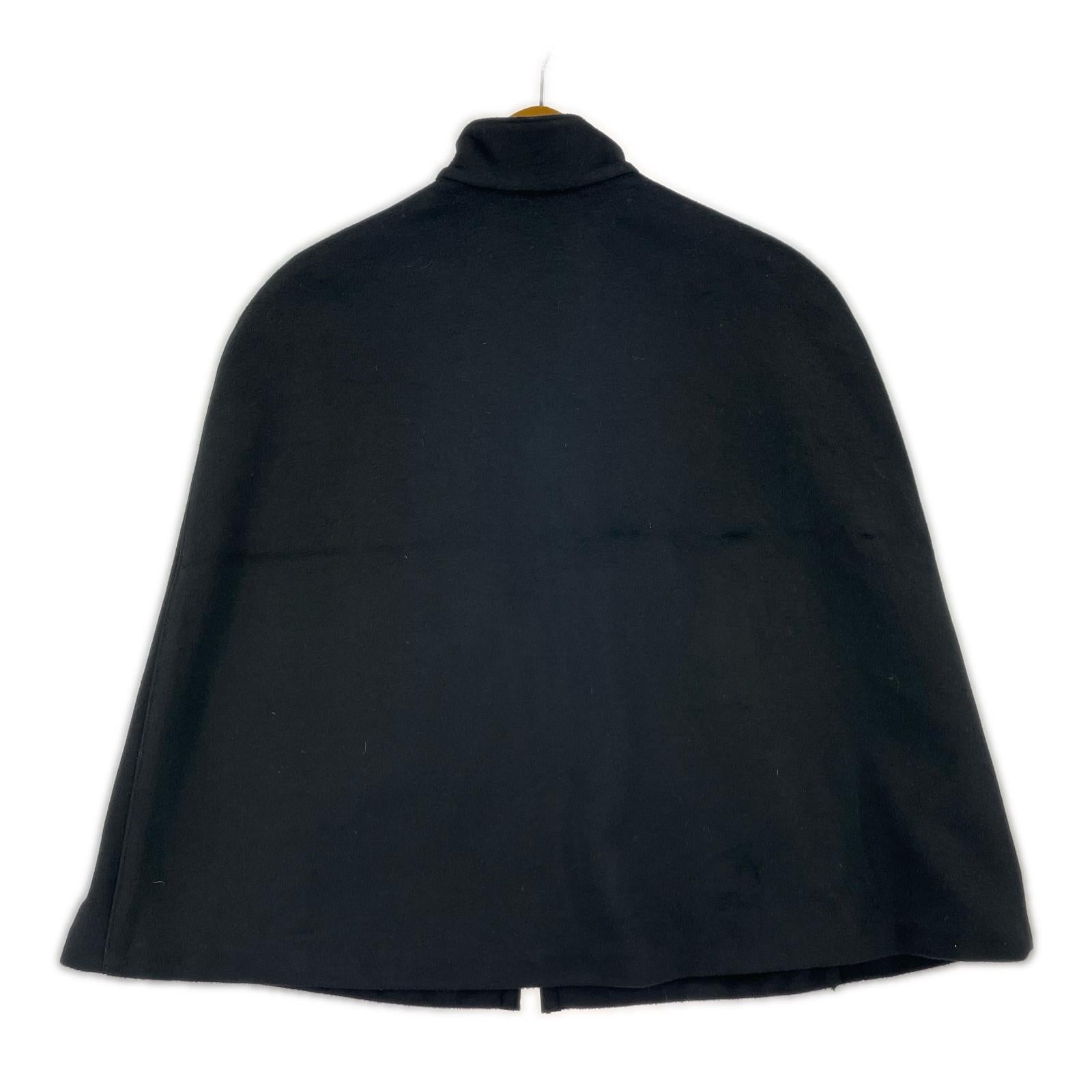 doubleface poncho カシミヤ混 38