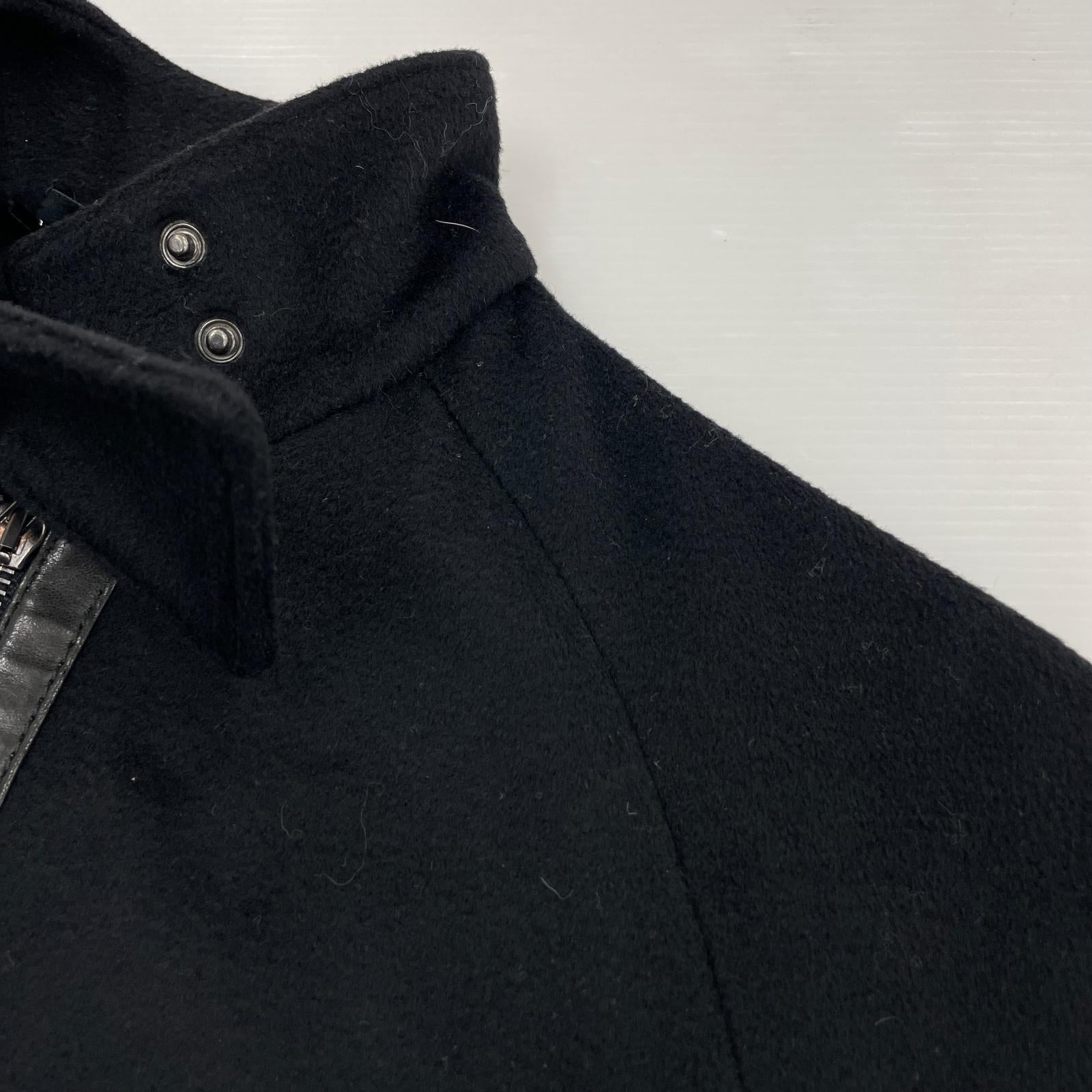 doubleface poncho カシミヤ混 38