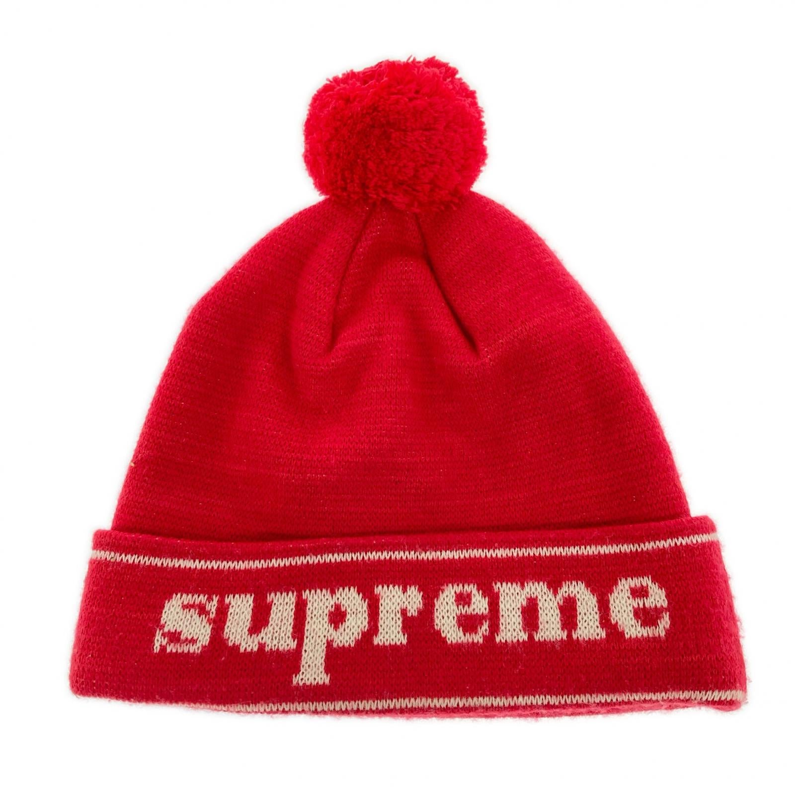 ニットキャップ Cuff Beanie 赤