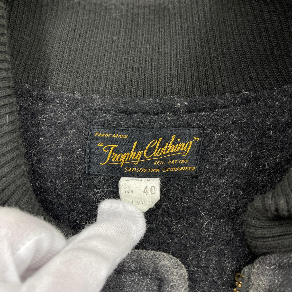 ジャケット TROPHY CLOTHING 中綿ベスト グレー 40 40 グレー