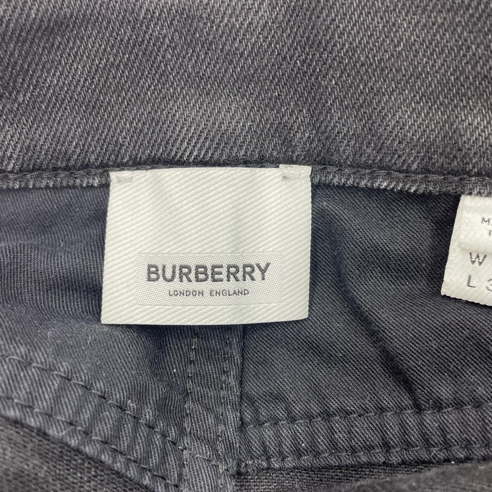 デニムパンツ BURBERRY デニム・ジーンズ ブラック