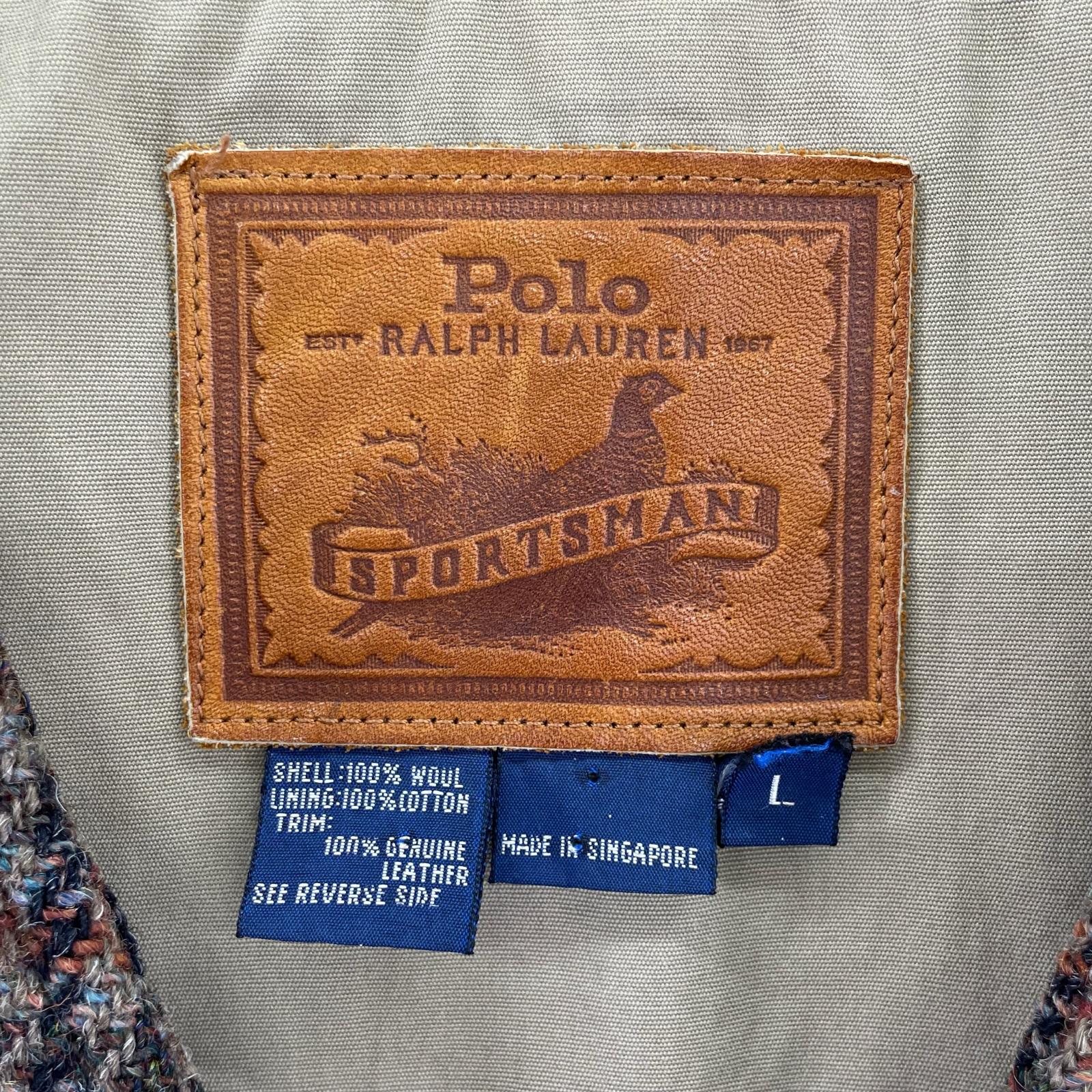 その他アウター POLO SPORTSMAN ツイード ハンティングベスト (L) L ブラウン