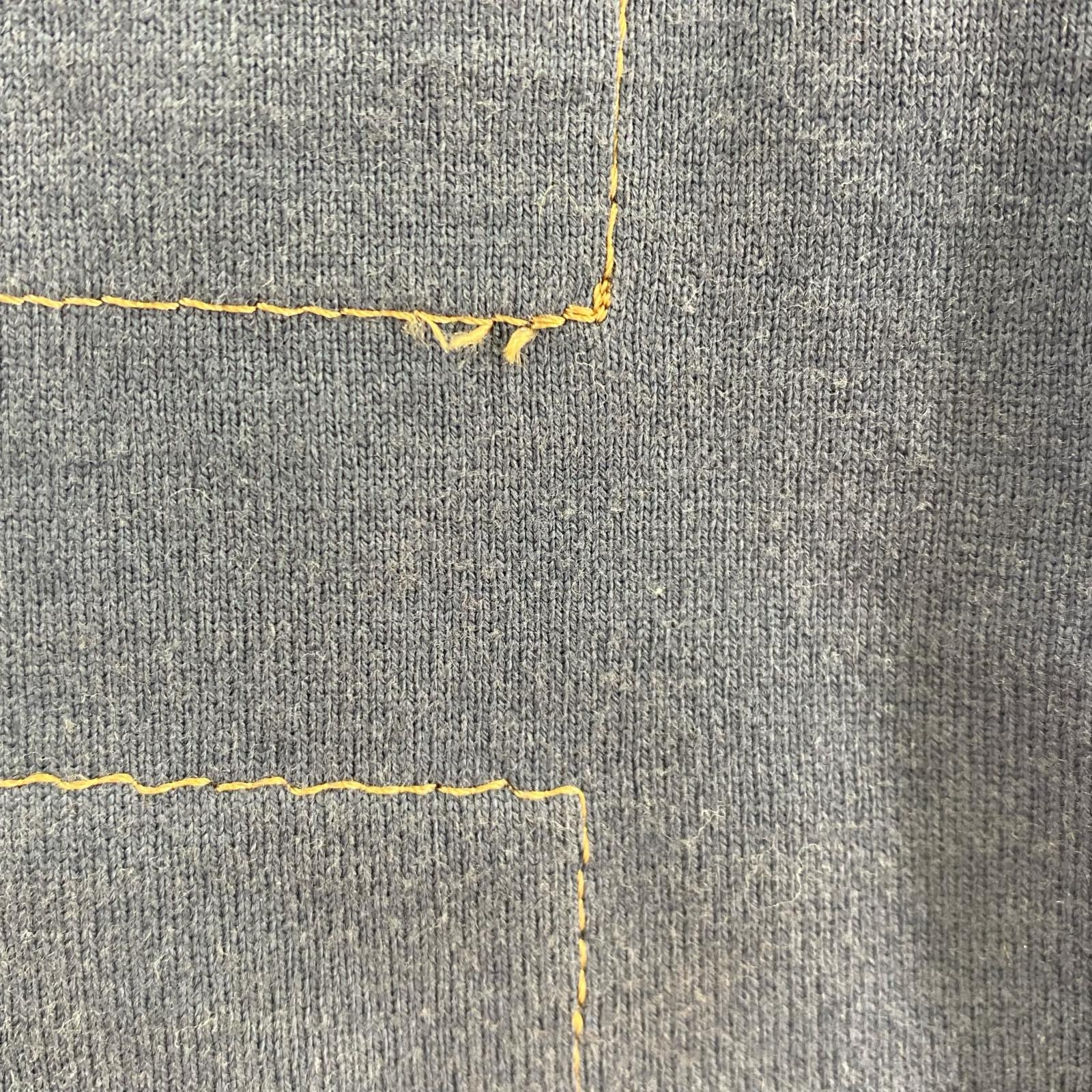 長袖Ｔシャツ UNDERCOVER FUCK刺繍 ボートネックカットソー 2 ネイビー 2 ネイビー