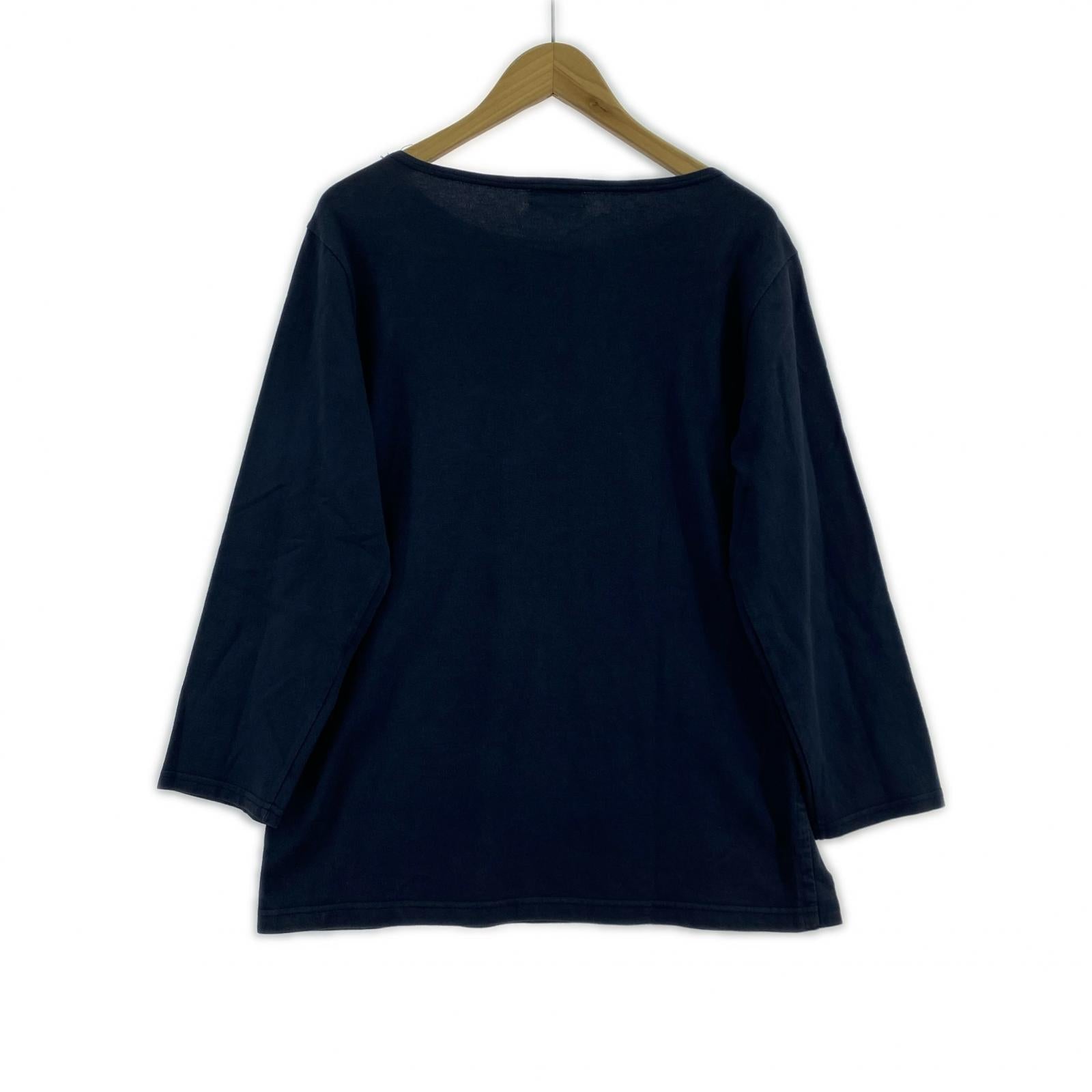 長袖Ｔシャツ UNDERCOVER FUCK刺繍 ボートネックカットソー 2 ネイビー 2 ネイビー