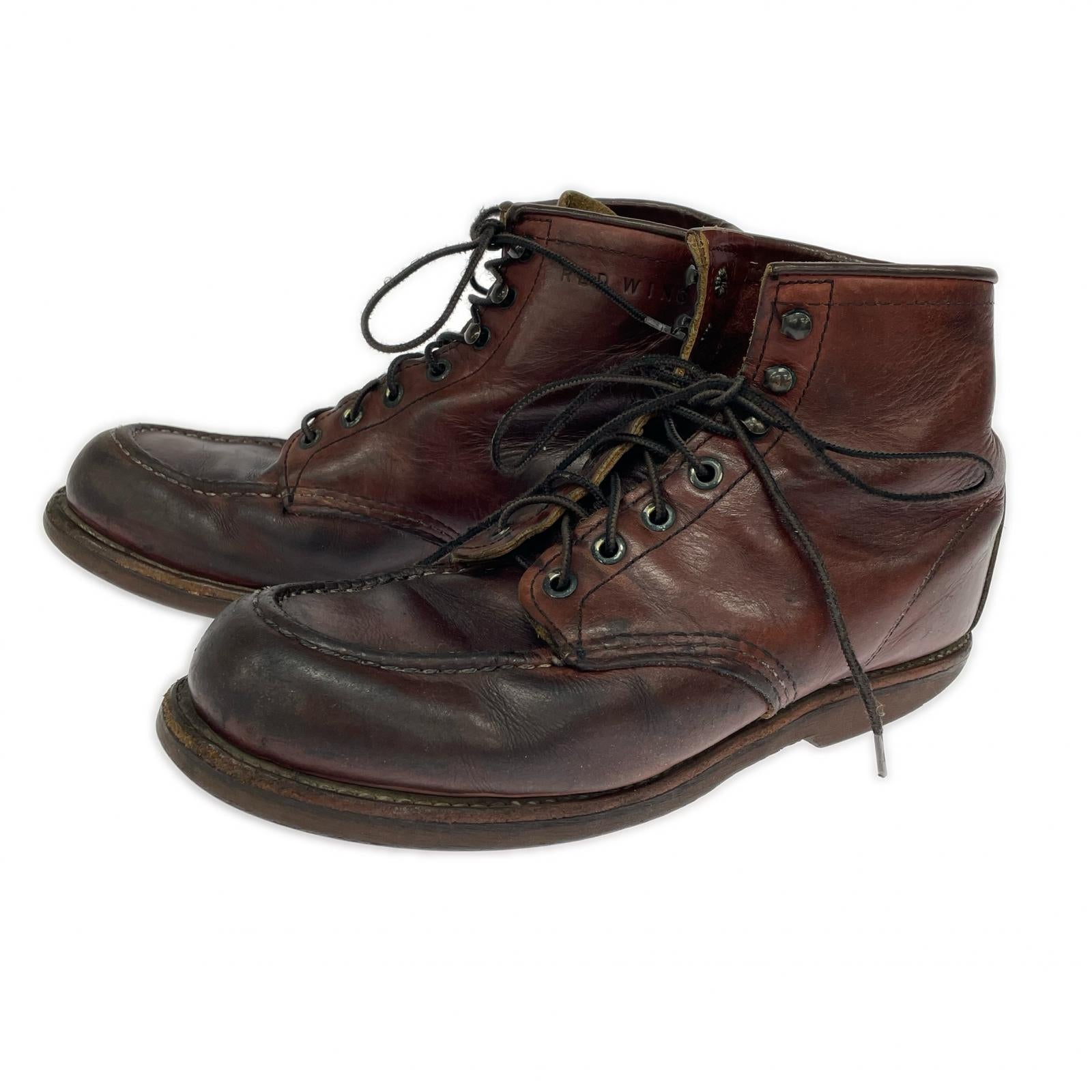 ブーツ 213 OXBLOOD モックトゥ レザーブーツ 26cm (US8 UK7 1/2 EU42) ブラウン