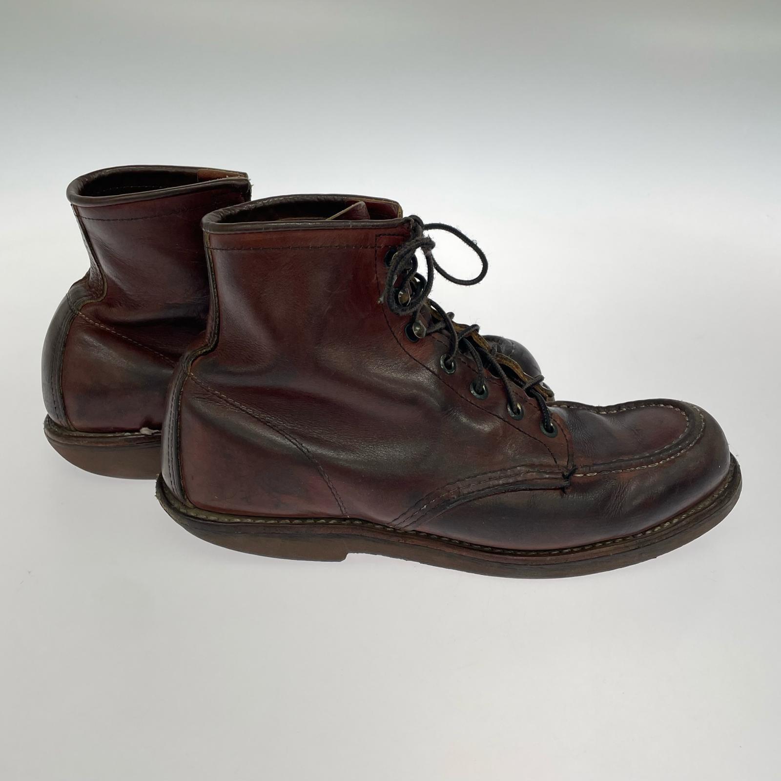 ブーツ 213 OXBLOOD モックトゥ レザーブーツ 26cm (US8 UK7 1/2 EU42) ブラウン