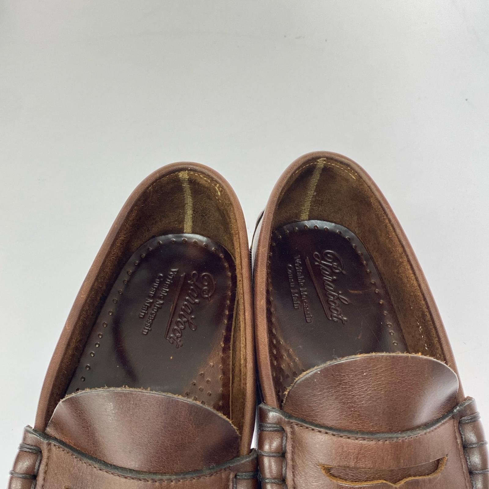シューズ Paraboot COURAX/MARINE コインローファー 5.5 ブラウン ブラウン
