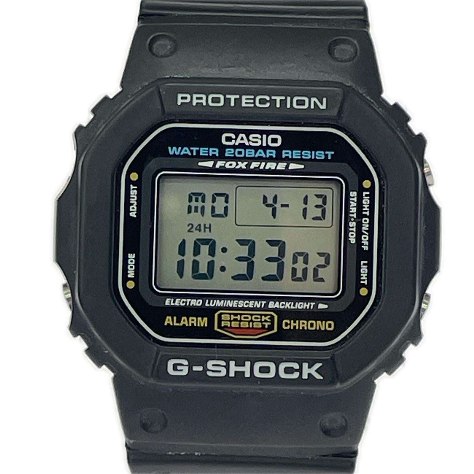 腕時計 G-SHOCK DW-5600E デジタル 腕時計 ブラック