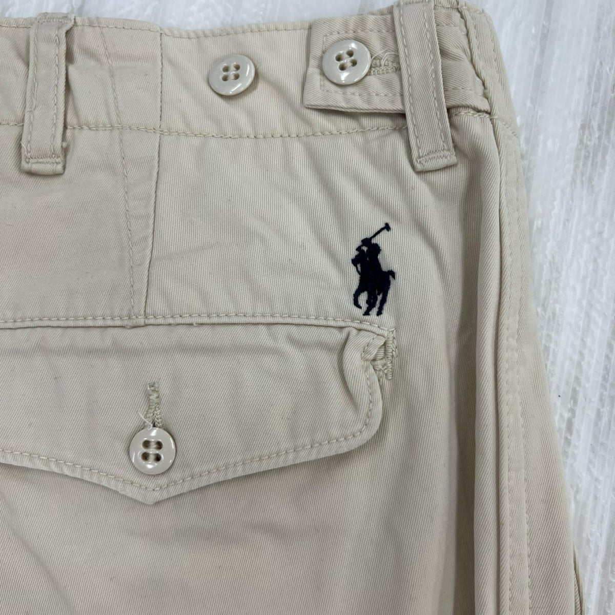 パンツ POLO RALPH LAUREN ARMYﾀｲﾌﾟ ﾐﾘﾀﾘｰﾁﾉﾊﾟﾝﾂ 白
