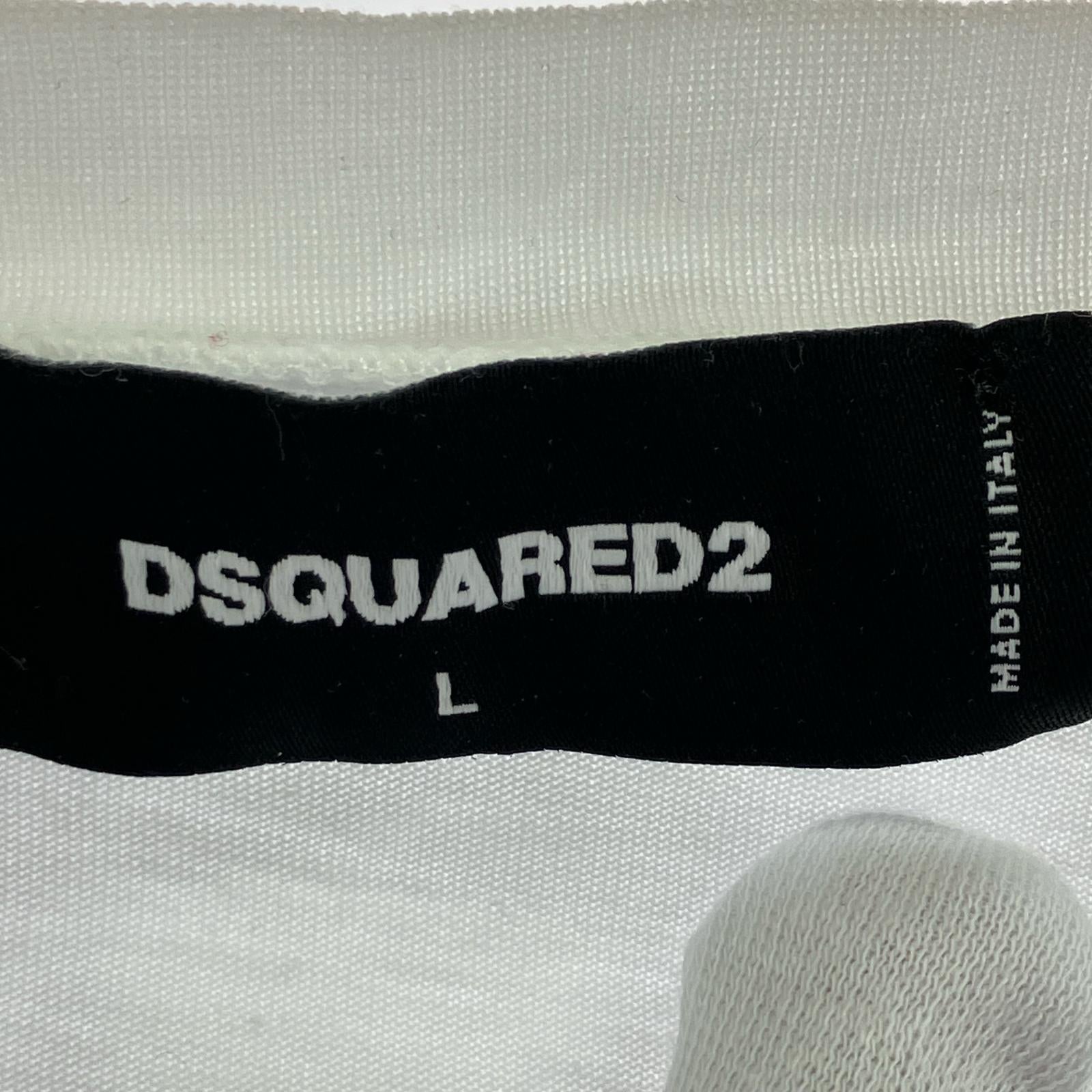 長袖Ｔシャツ ロゴプリント L/S Tee 白　L L ホワイト
