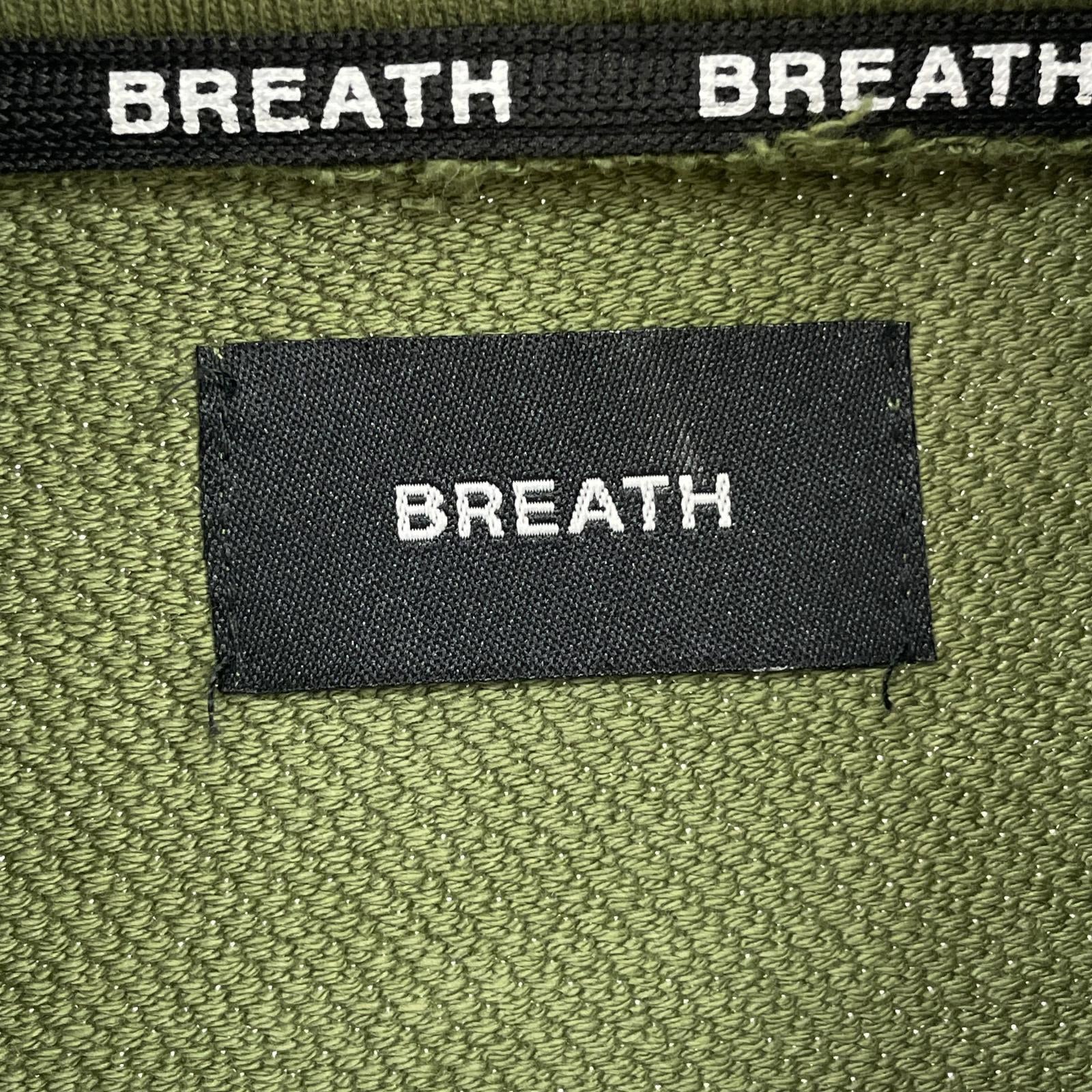 スウェット BREATH バラクラバフーディー カーキ L カーキ