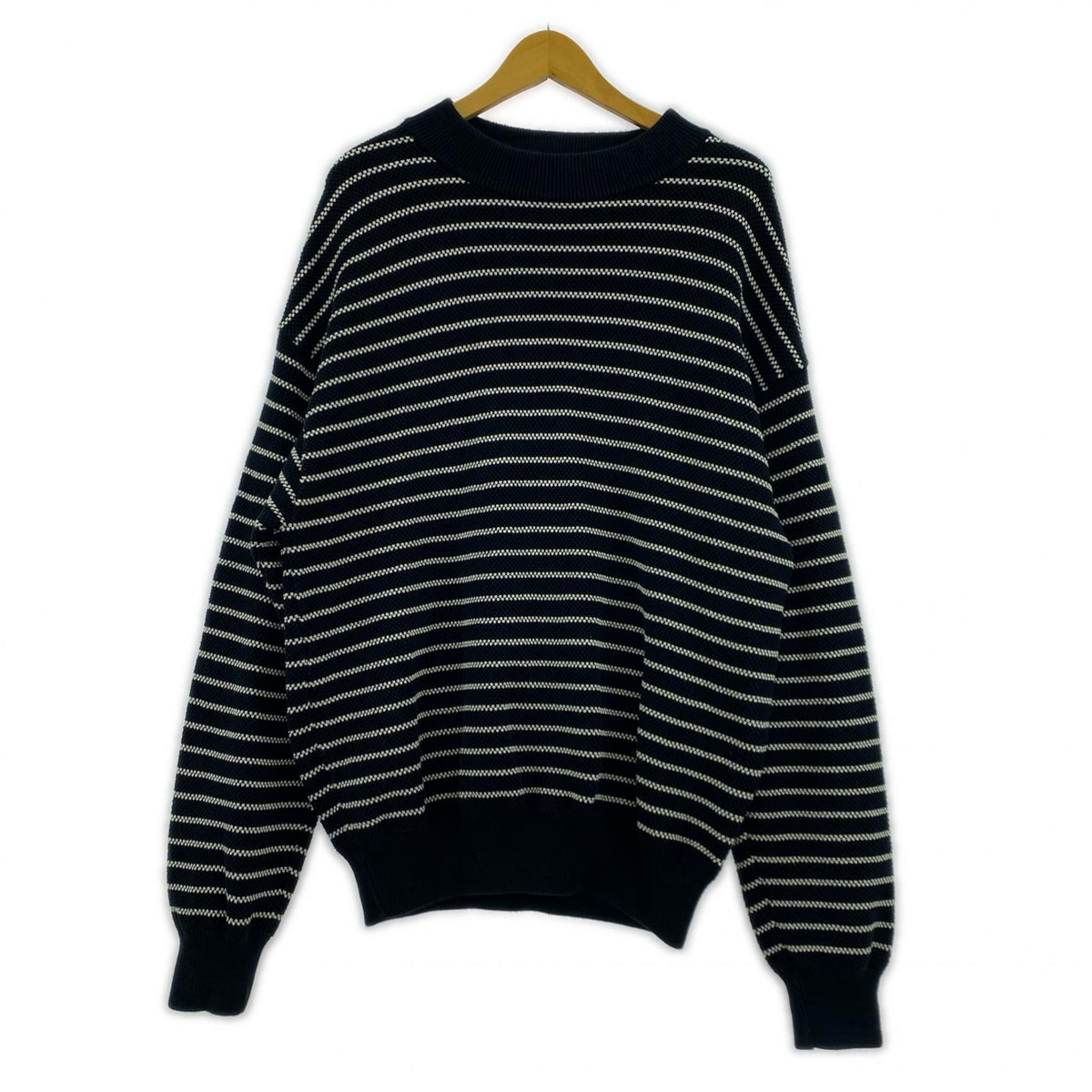 長袖Ｔシャツ Moss stitch Moc Neck L/S ｻｲｽﾞ2 2 ブラック