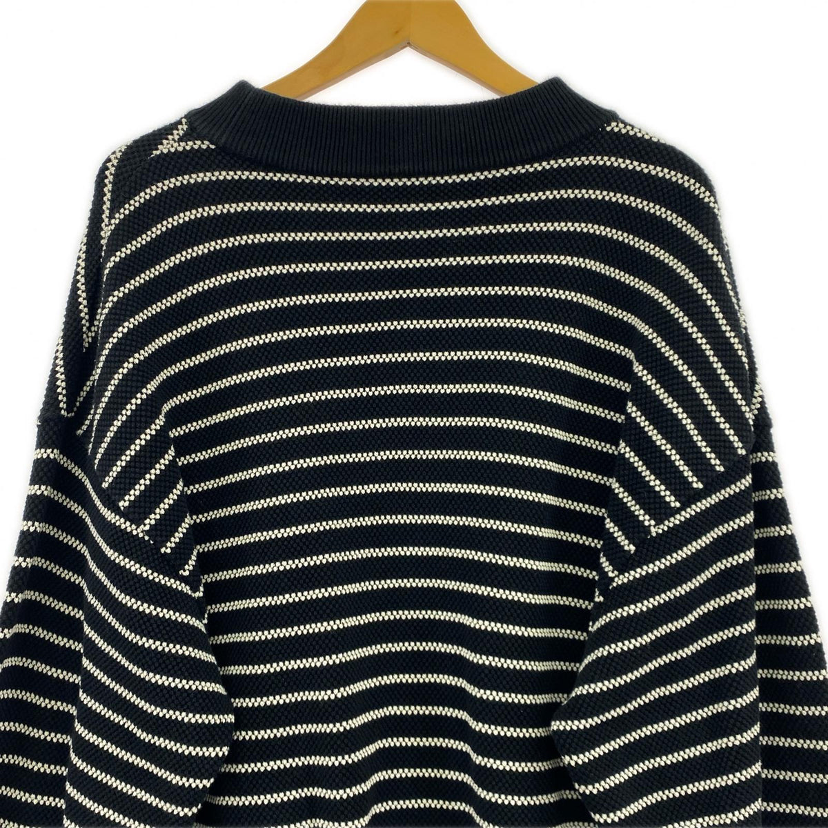 長袖Ｔシャツ Moss stitch Moc Neck L/S ｻｲｽﾞ2 2 ブラック