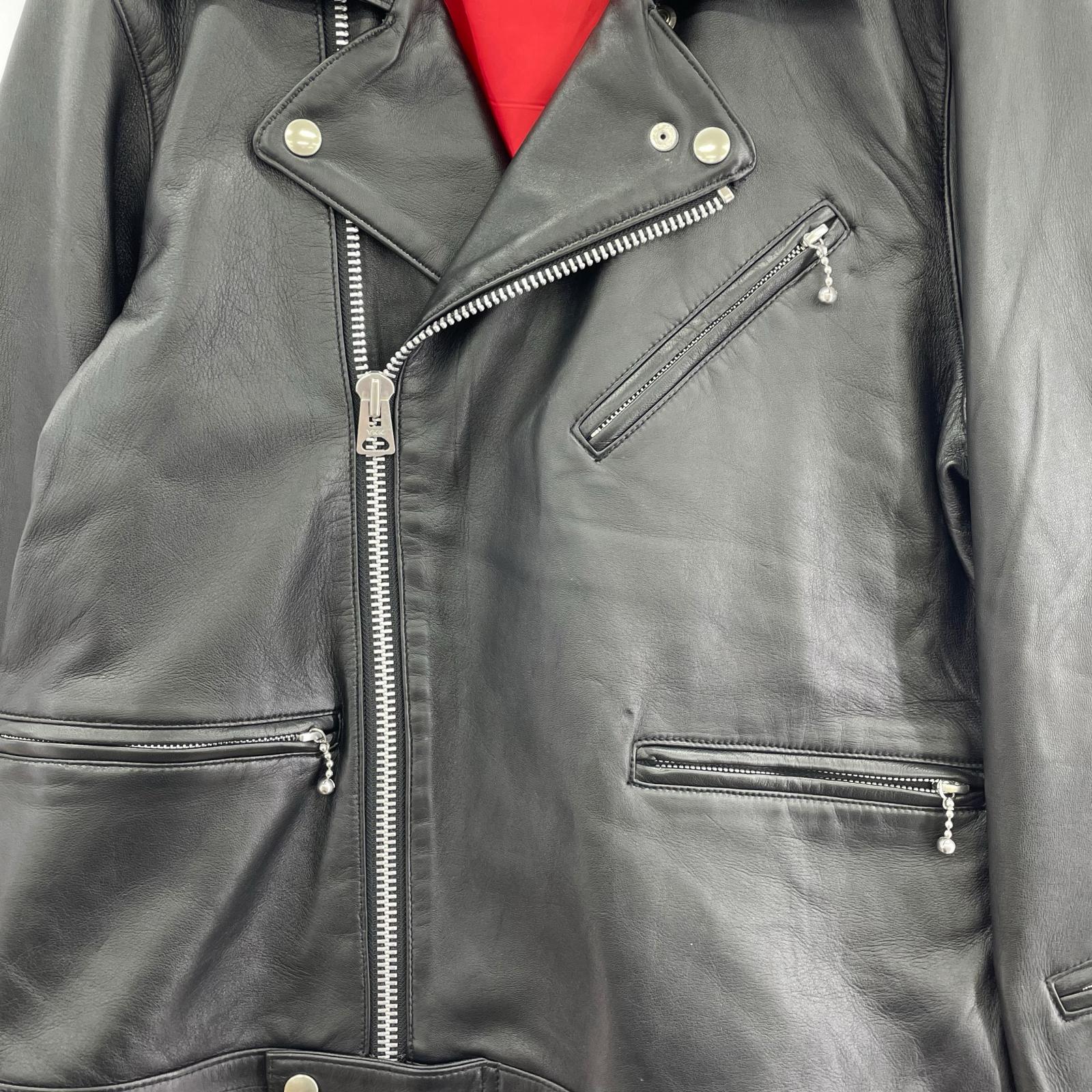 ライダースジャケット Retro Grade　ラムレザーライダース（L) L ブラック