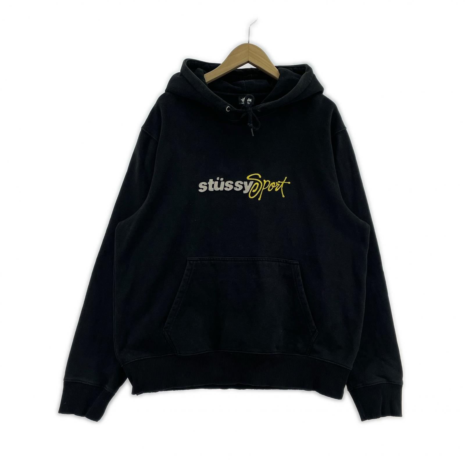 パーカー SPORT EMBROIDERED HOODIE 黒 ？ L ブラック