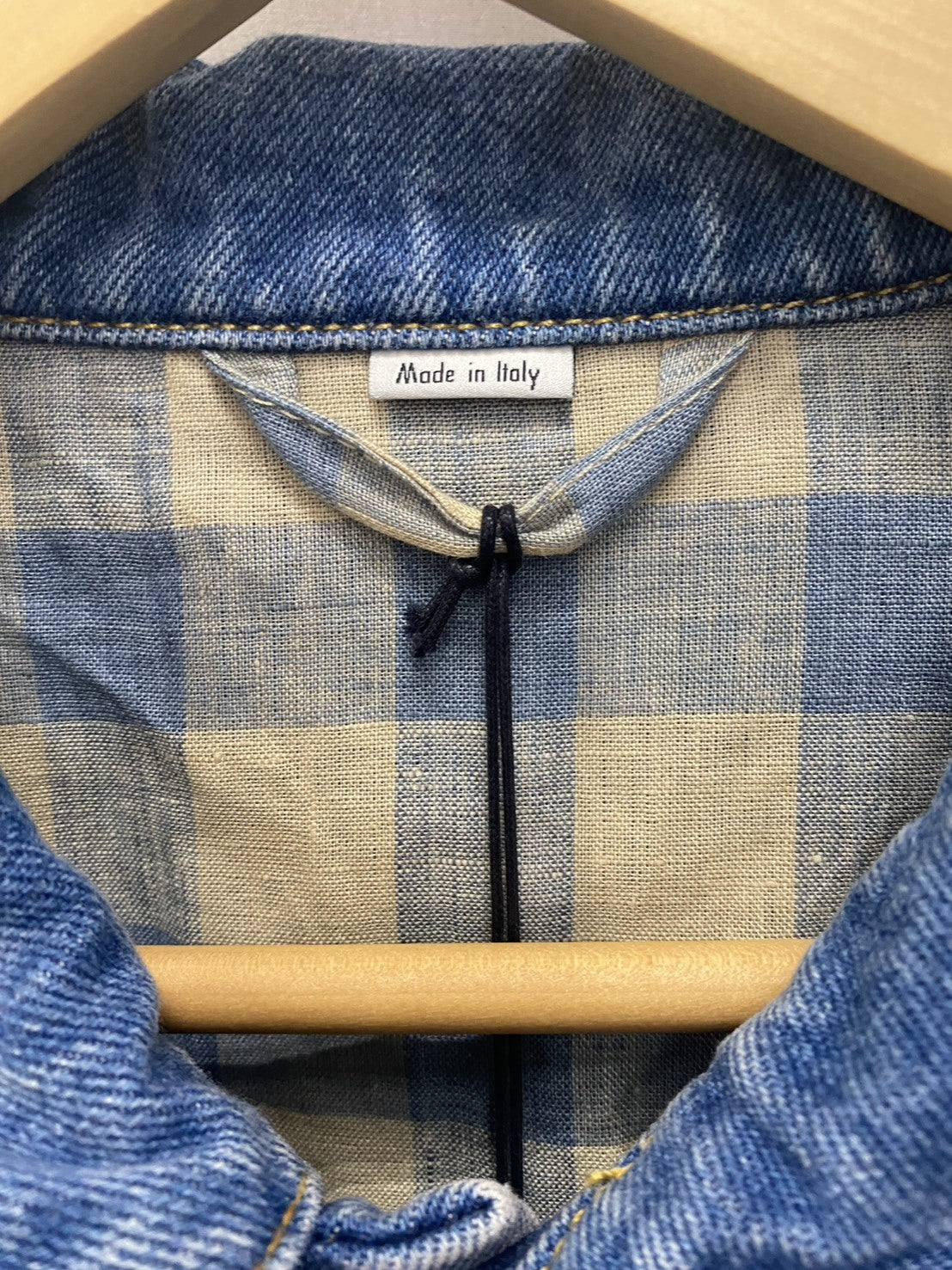 内側ﾁｪｯｸ柄 ﾃﾞﾆﾑｼﾞｬｹｯﾄ　46　548722 548722