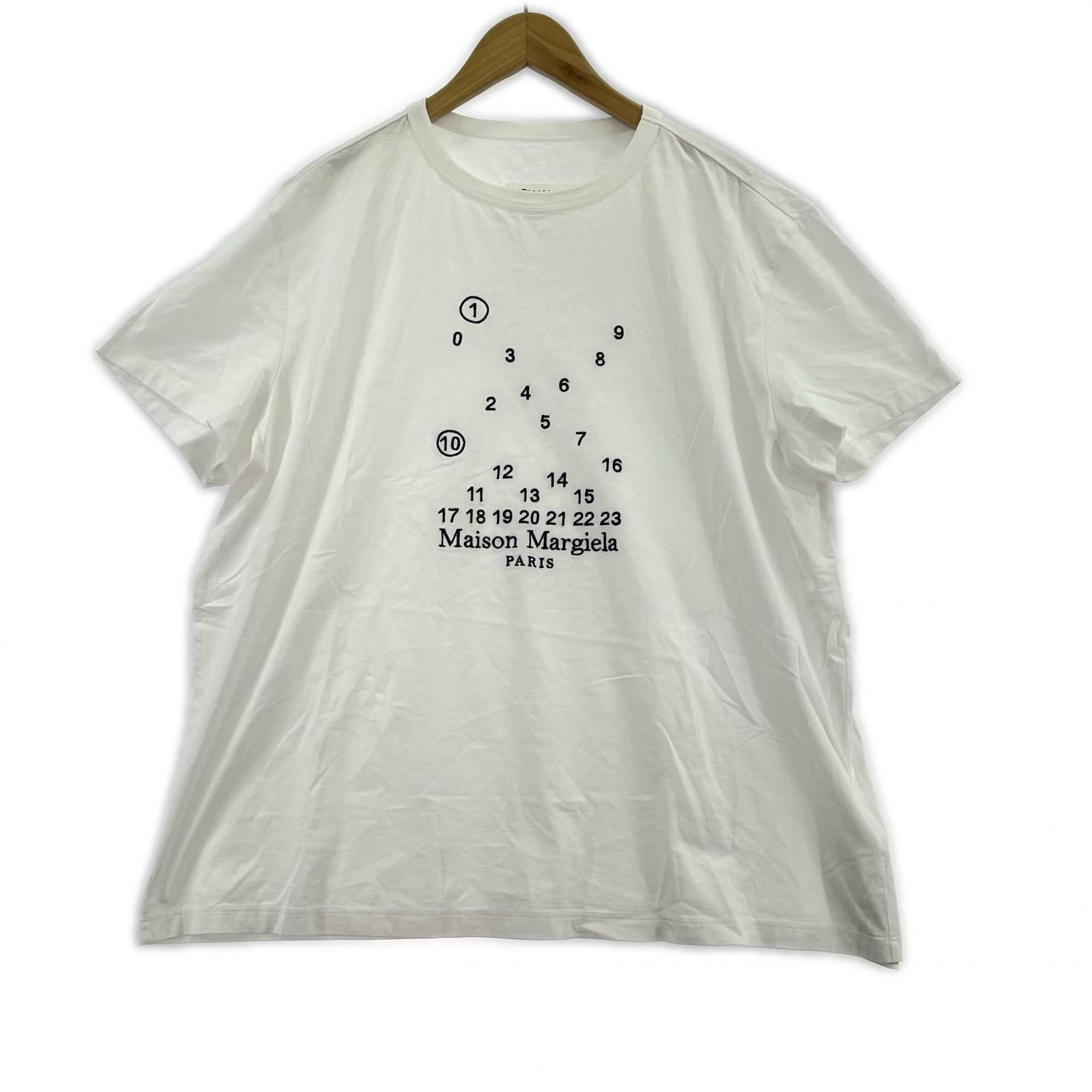 半袖Ｔシャツ 23SS ①⑩ カレンダーグラフィック ロゴTシャツ XL ホワイト