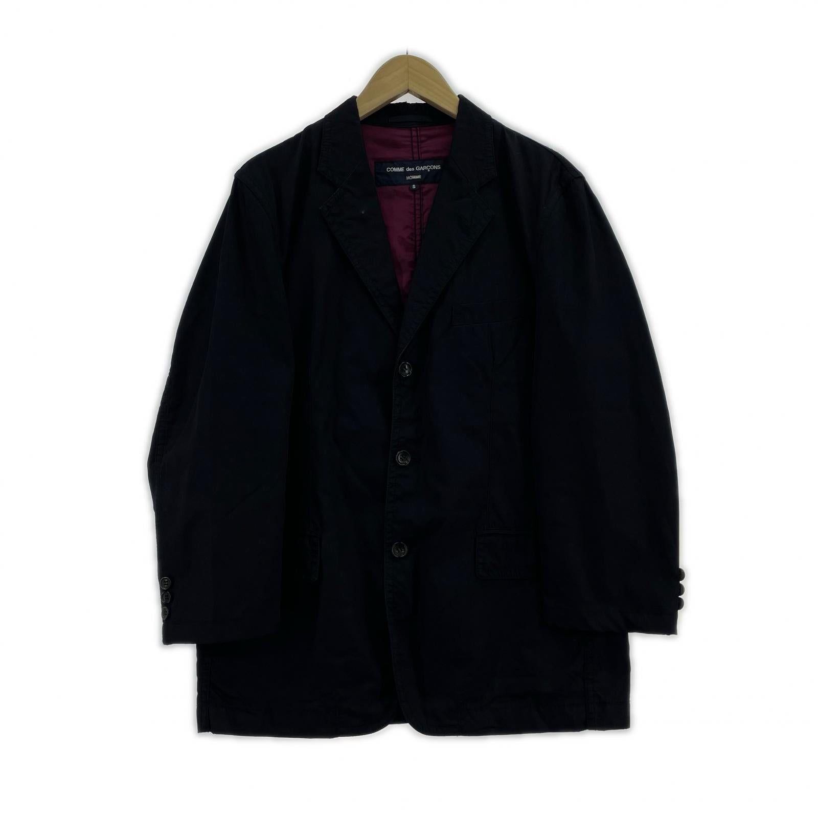 ジャケット COMME des GARCONS HOMME ウール3Bジャケット S ネイビー