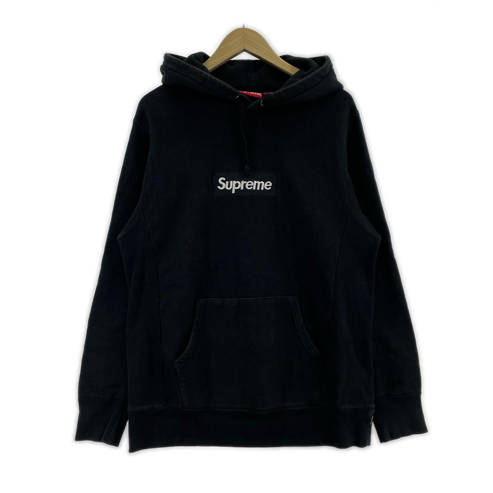 パーカー Supreme 16AW Box Logo Hooded Pullover M 黒 M ブラック