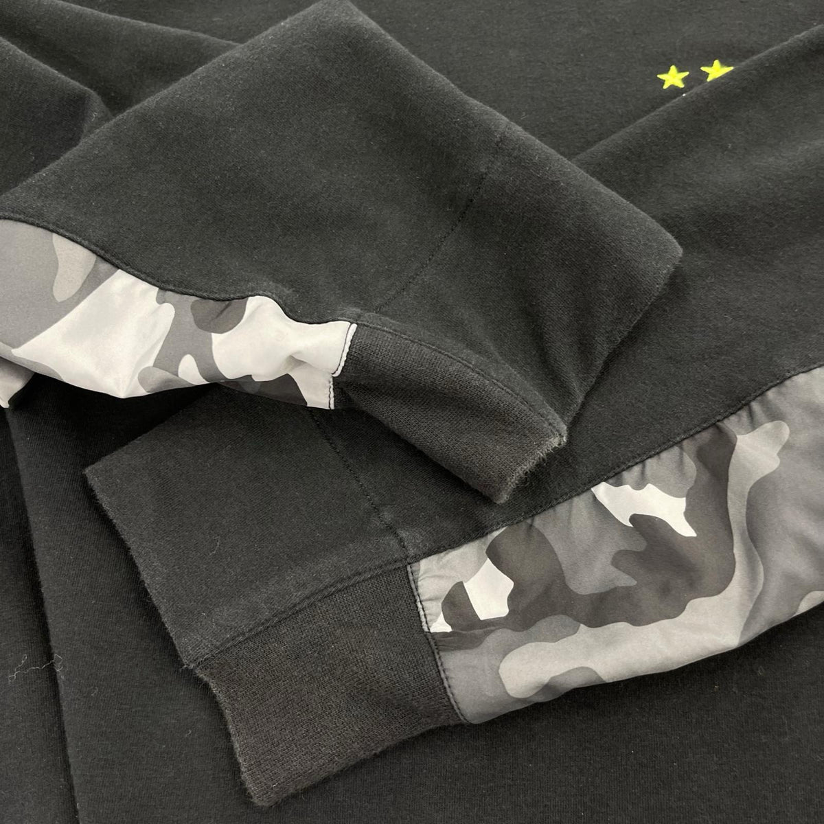 長袖Ｔシャツ SIDE PANEL SWEAT CREW NECK TOP/XL ブラック